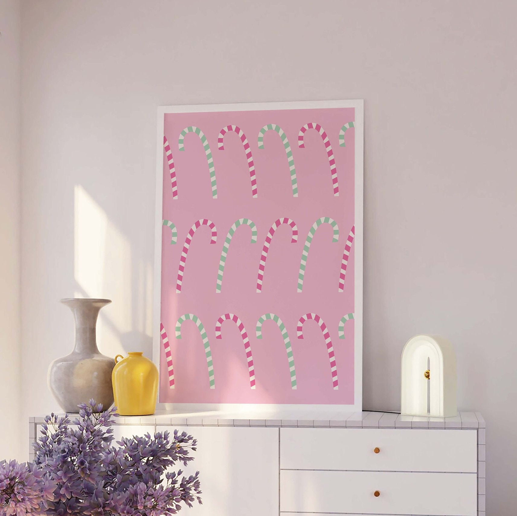 Pastel Candy Cane Print - Image 5