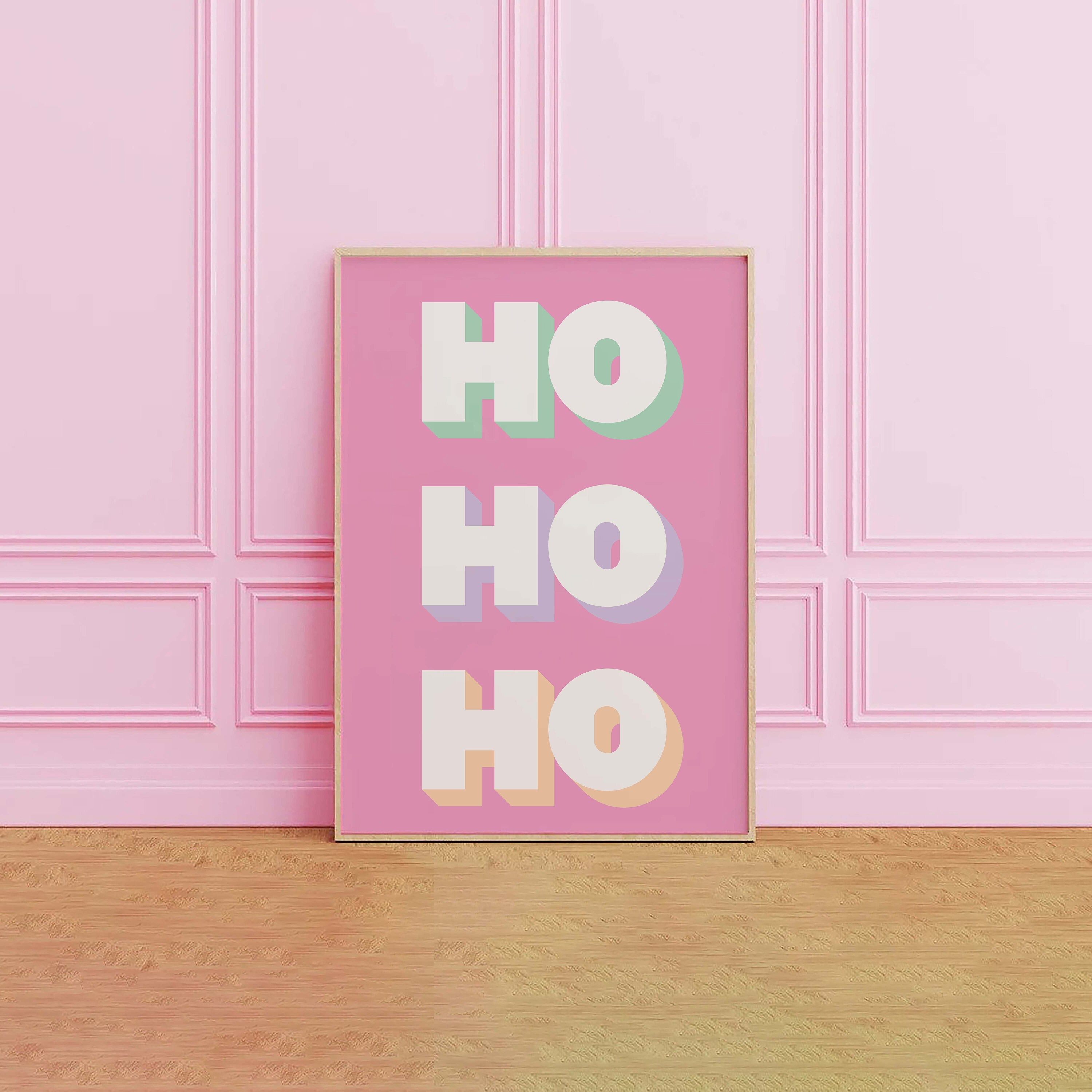 Pastel Ho Ho Ho Print - Image 5
