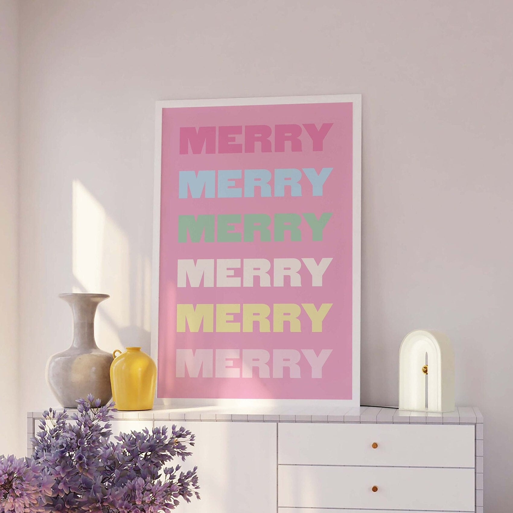 Pastel Merry Print - Image 2