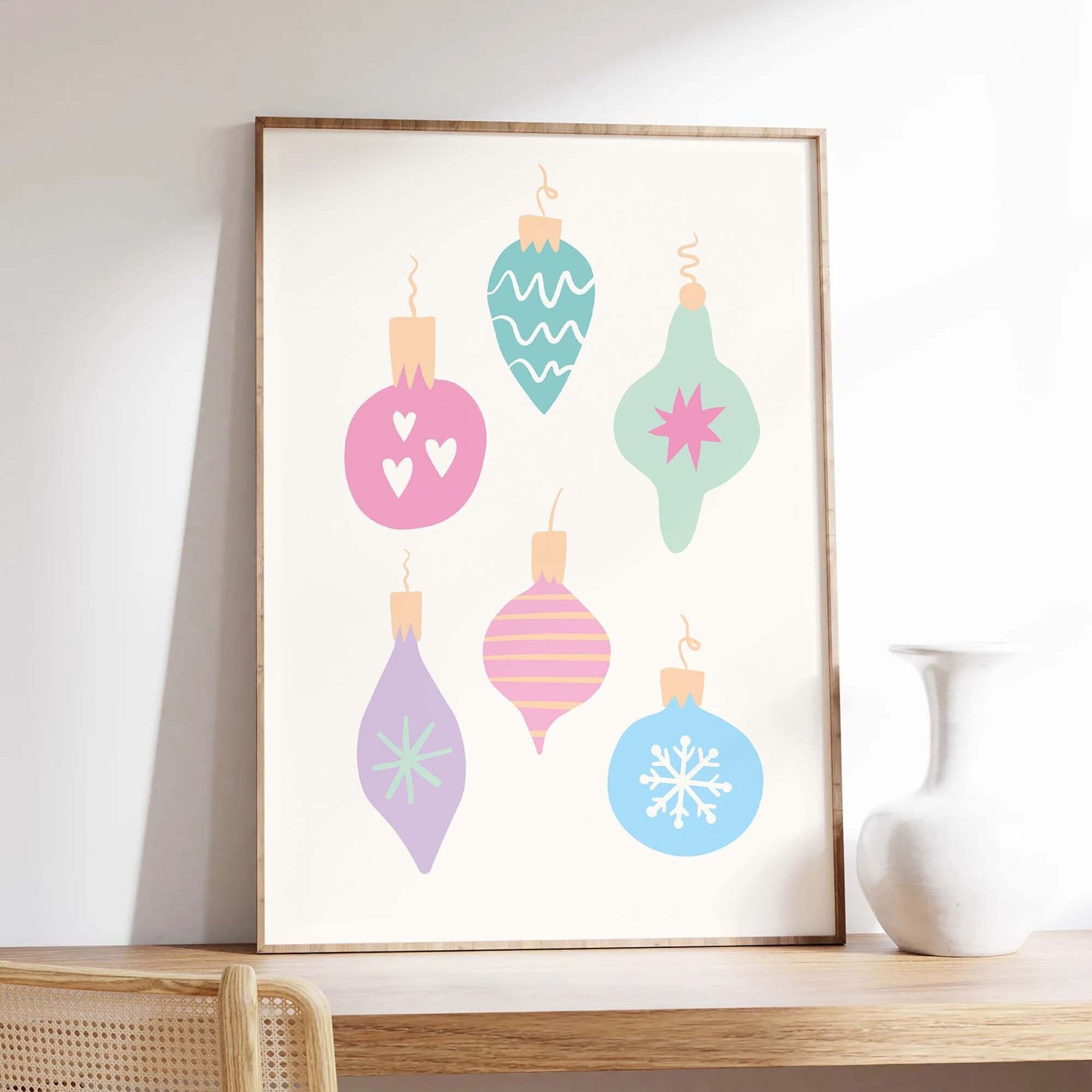 Pastel Ornaments Print - Image 5
