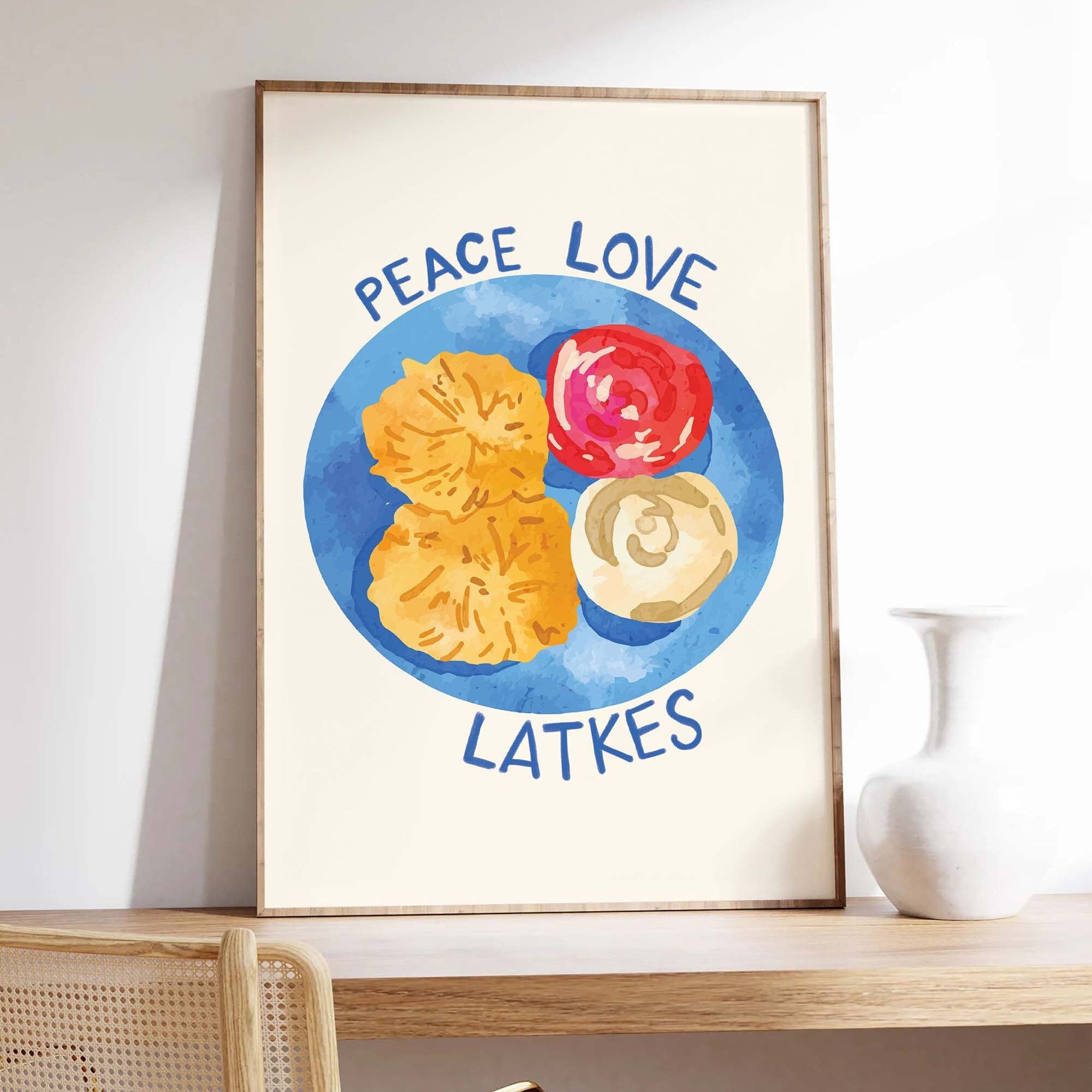Peace Love Latkes Print - Image 2