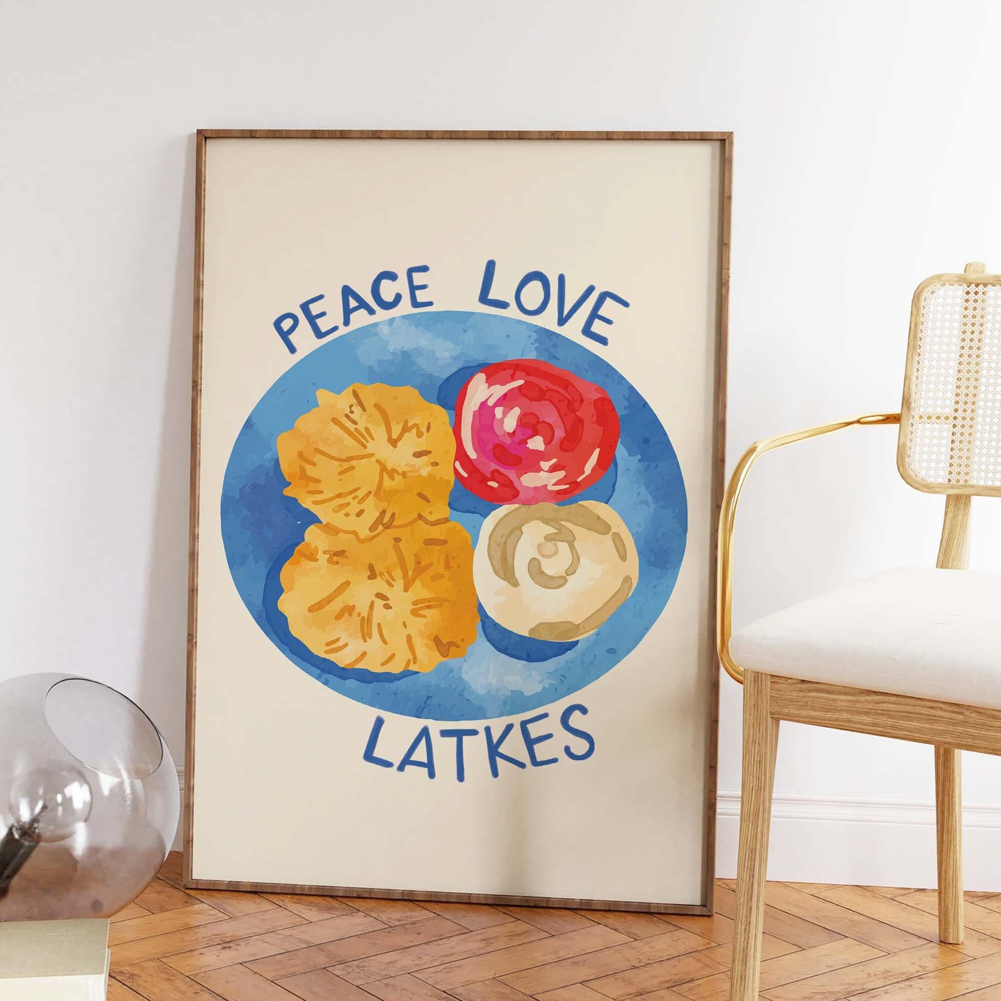Peace Love Latkes Print - Image 3