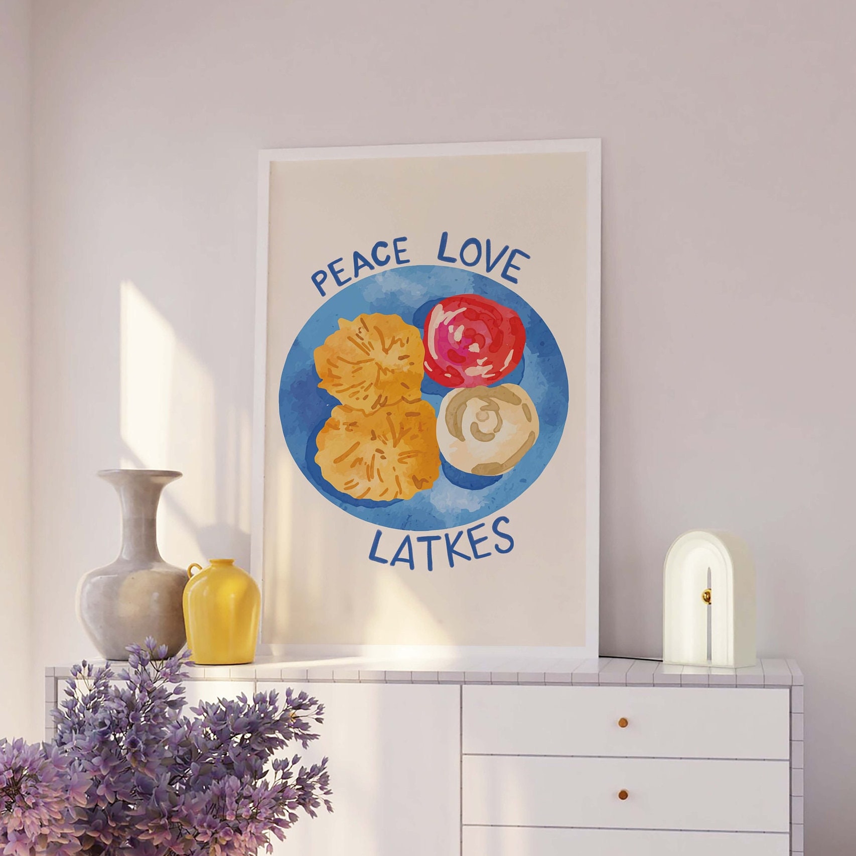 Peace Love Latkes Print - Image 4