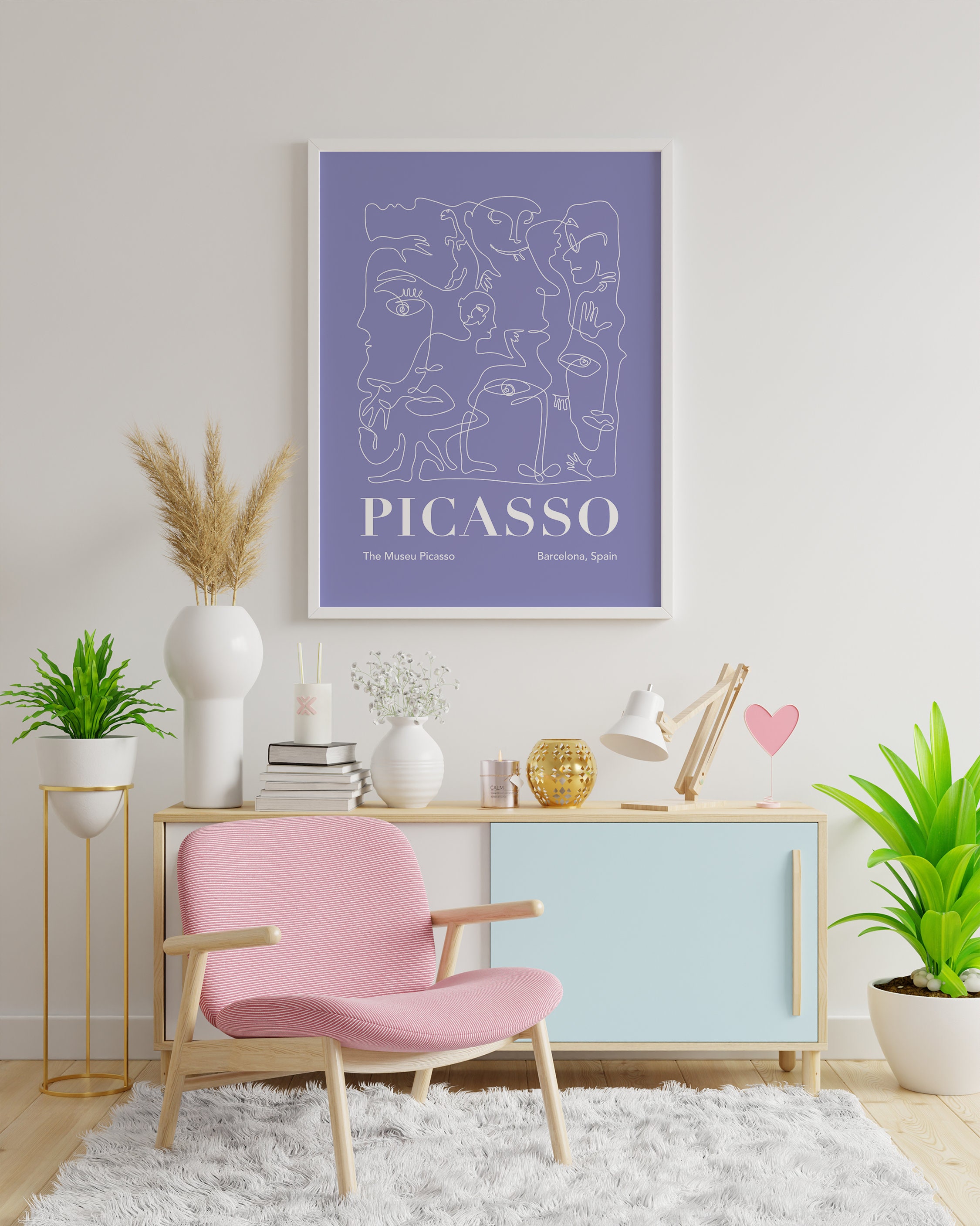 Picasso Line Drawing Print - Image 4