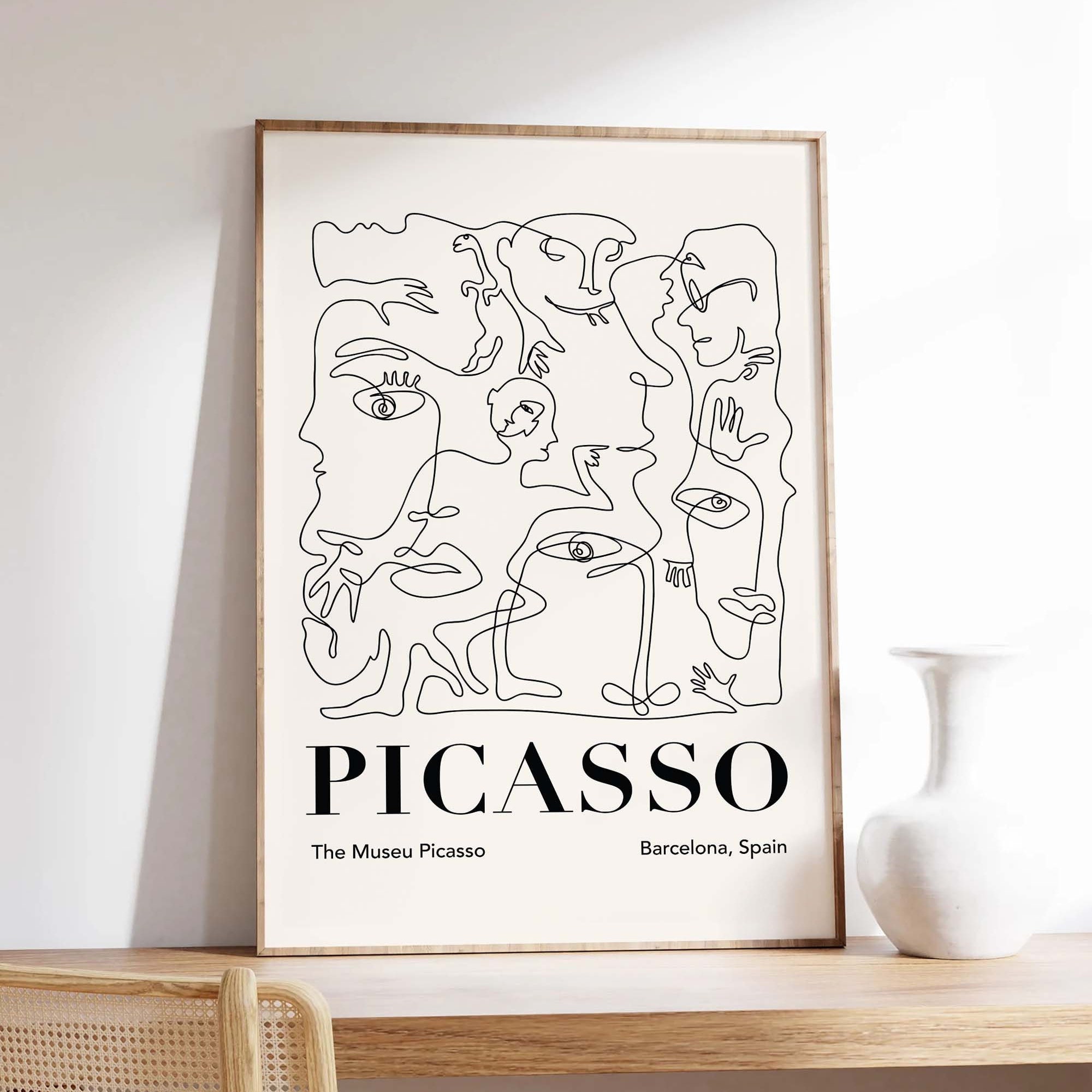 Picasso Line Drawing Print - Image 3