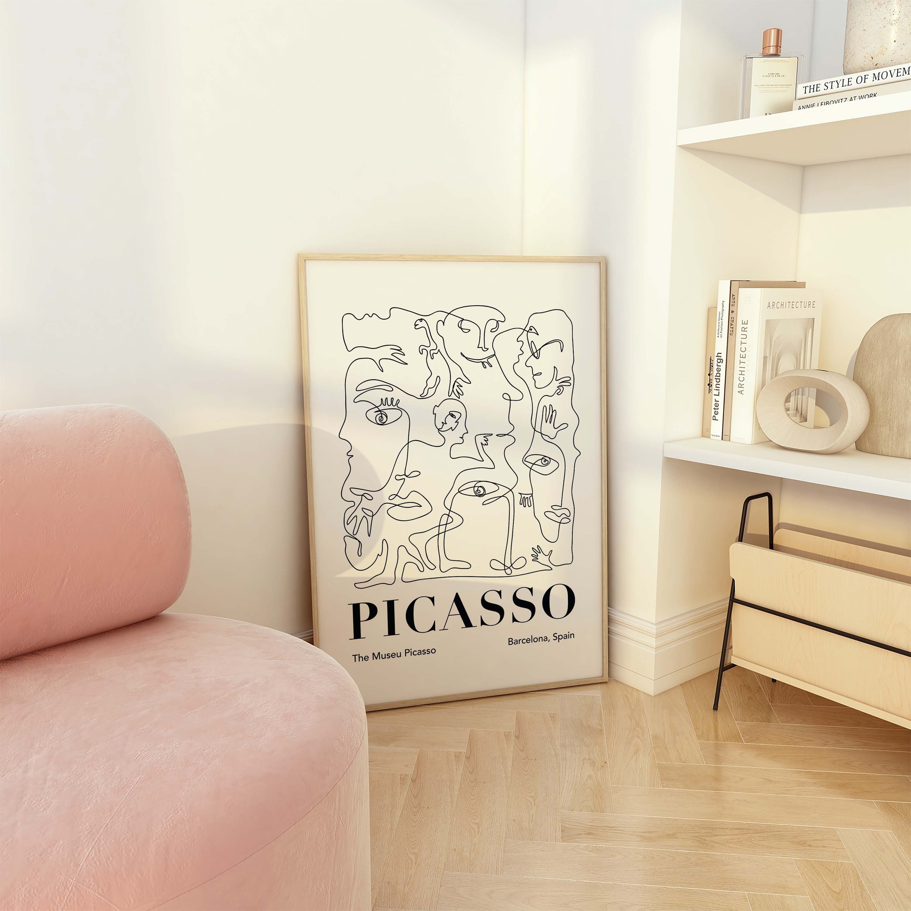 Picasso Line Drawing Print - Image 5