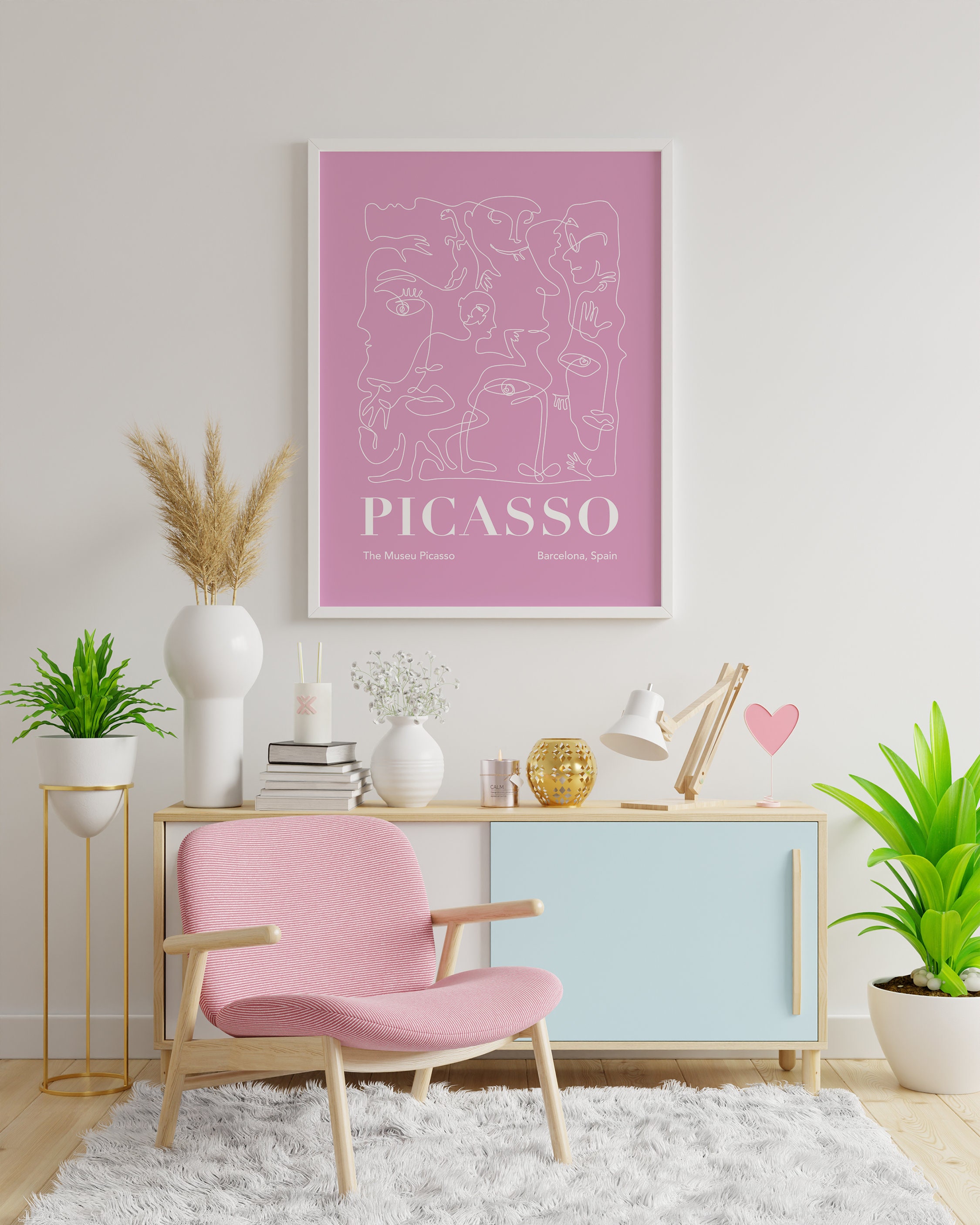 Picasso Line Drawing Print - Image 4