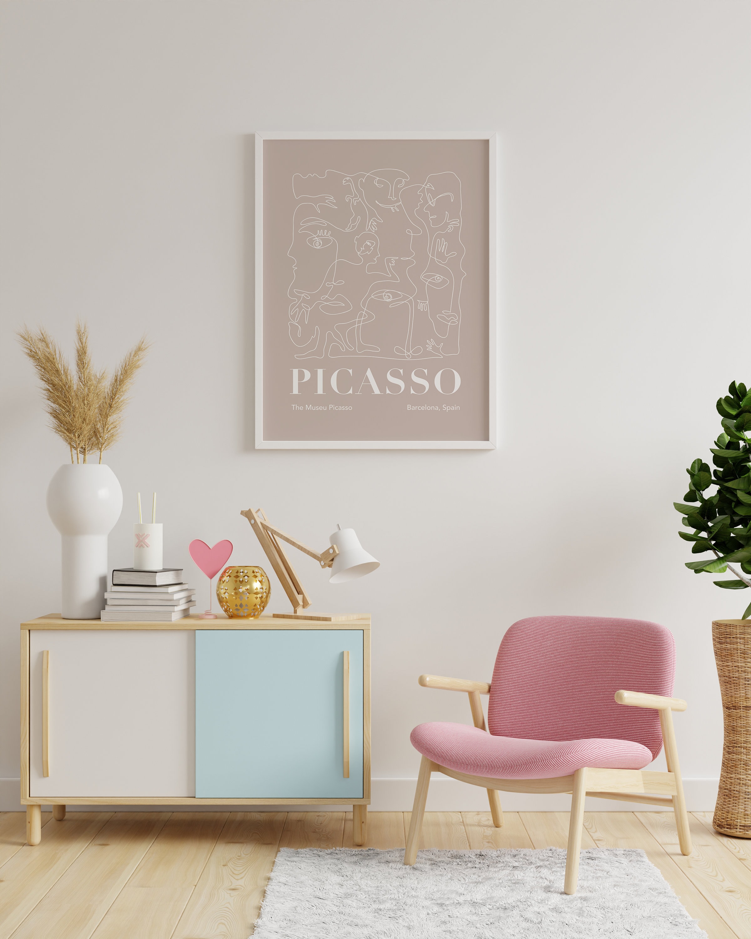 Picasso Line Drawing Print - Image 3
