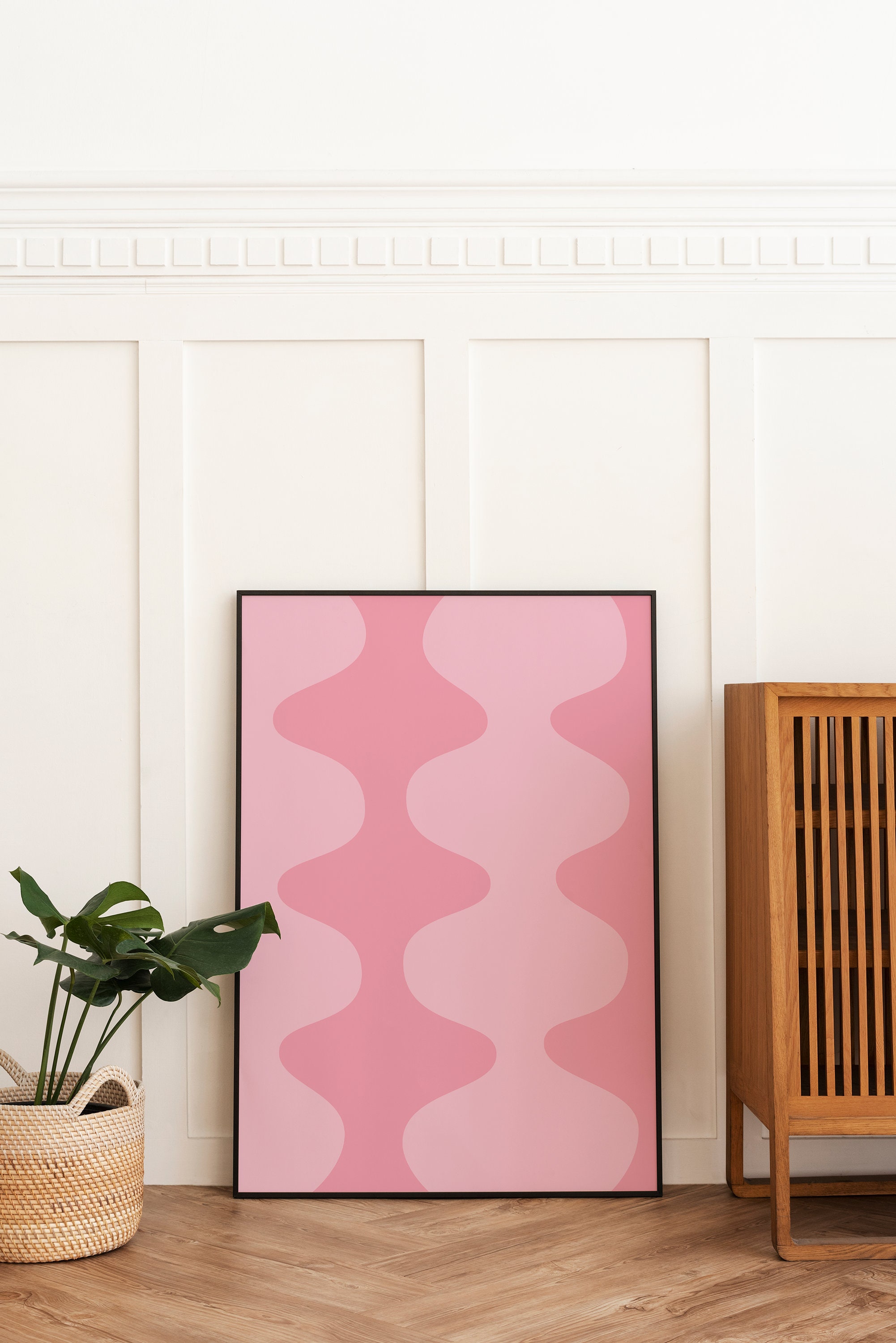 Pink Abstract Print - Image 4