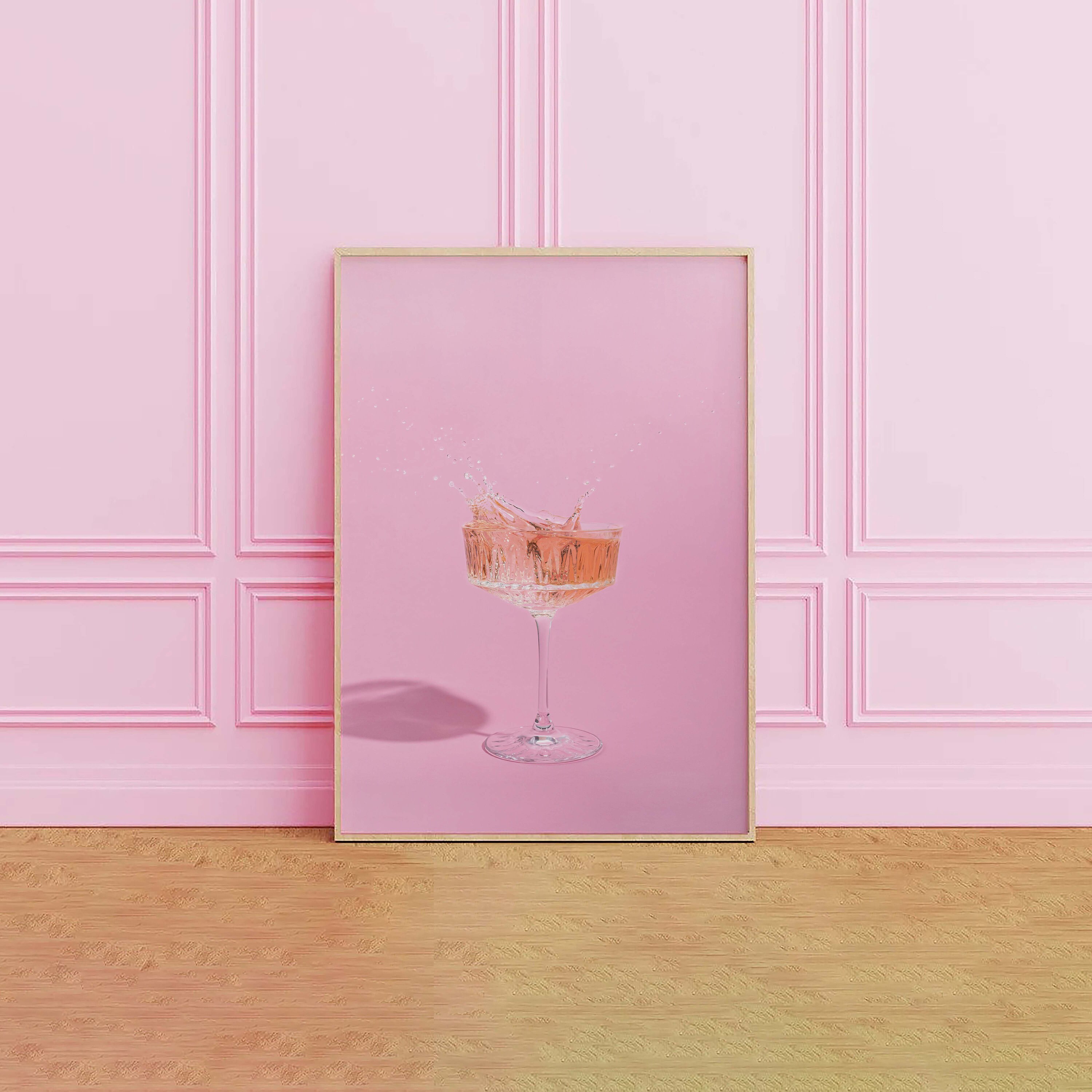 Pink Cocktail Print - Image 5