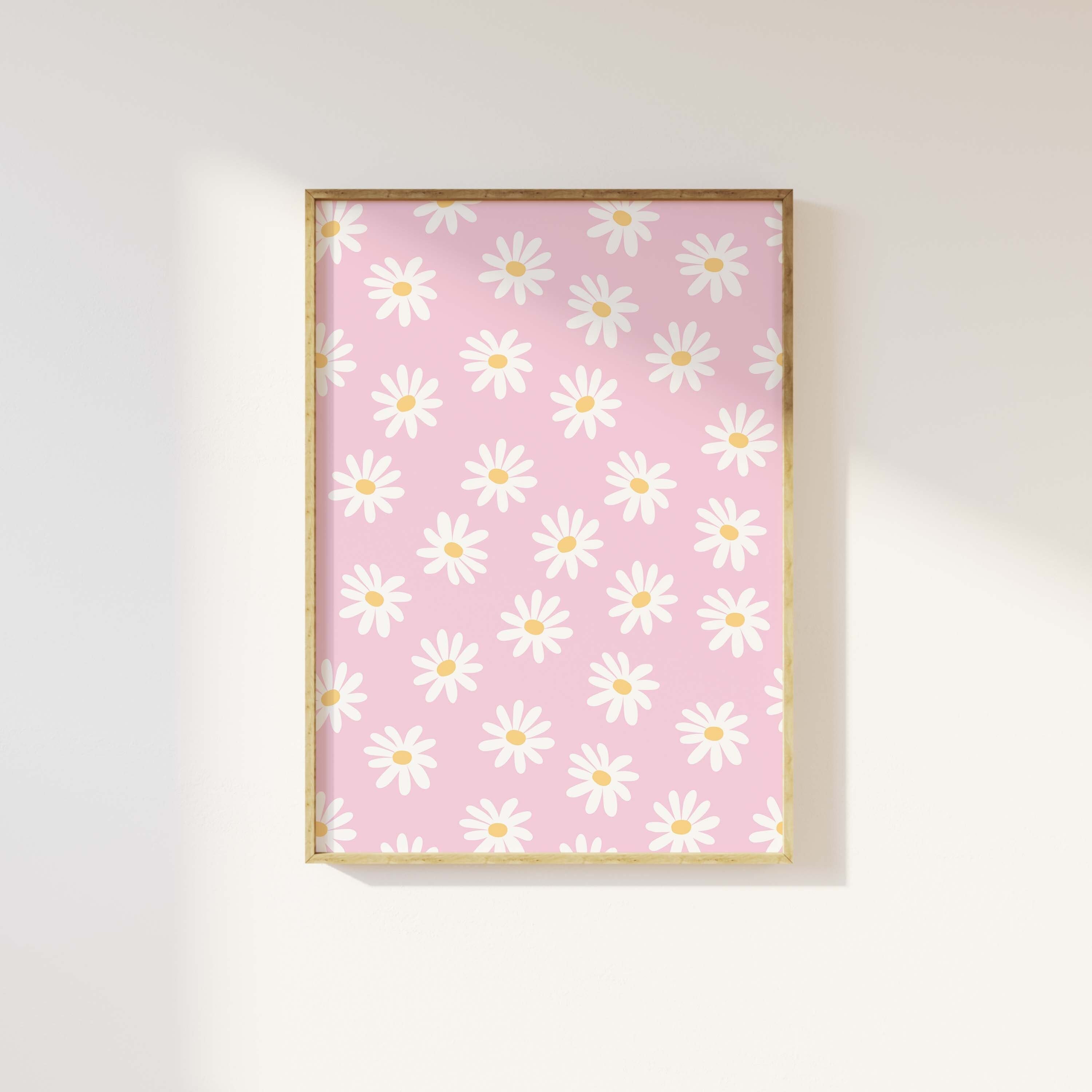 Pink Daisy Print - Image 5