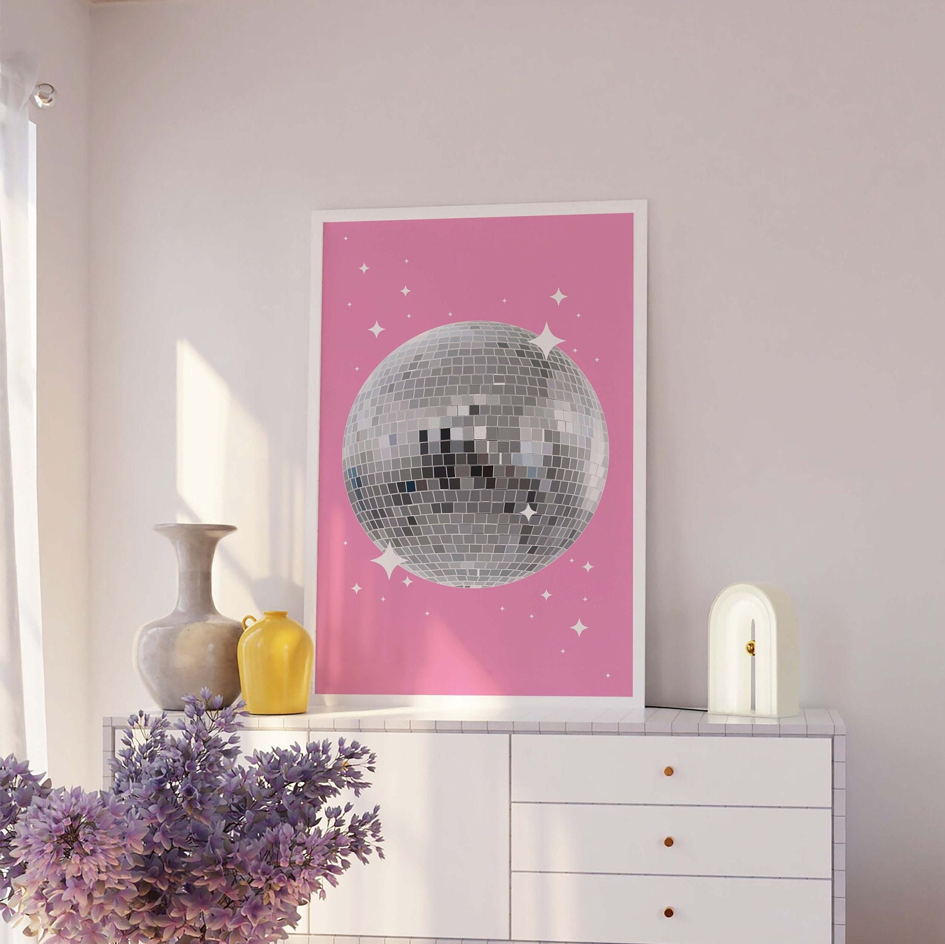 Pink Disco Print