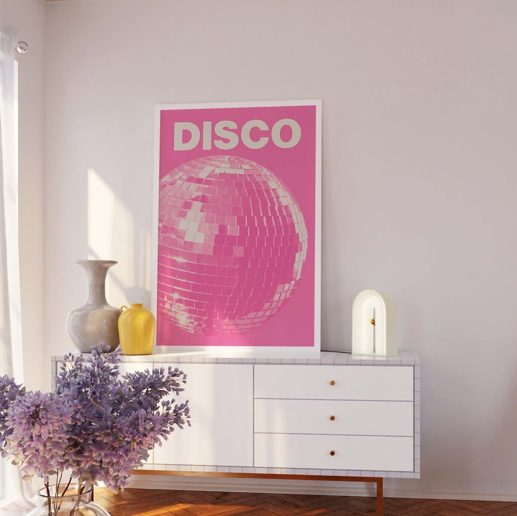 Pink Disco Print