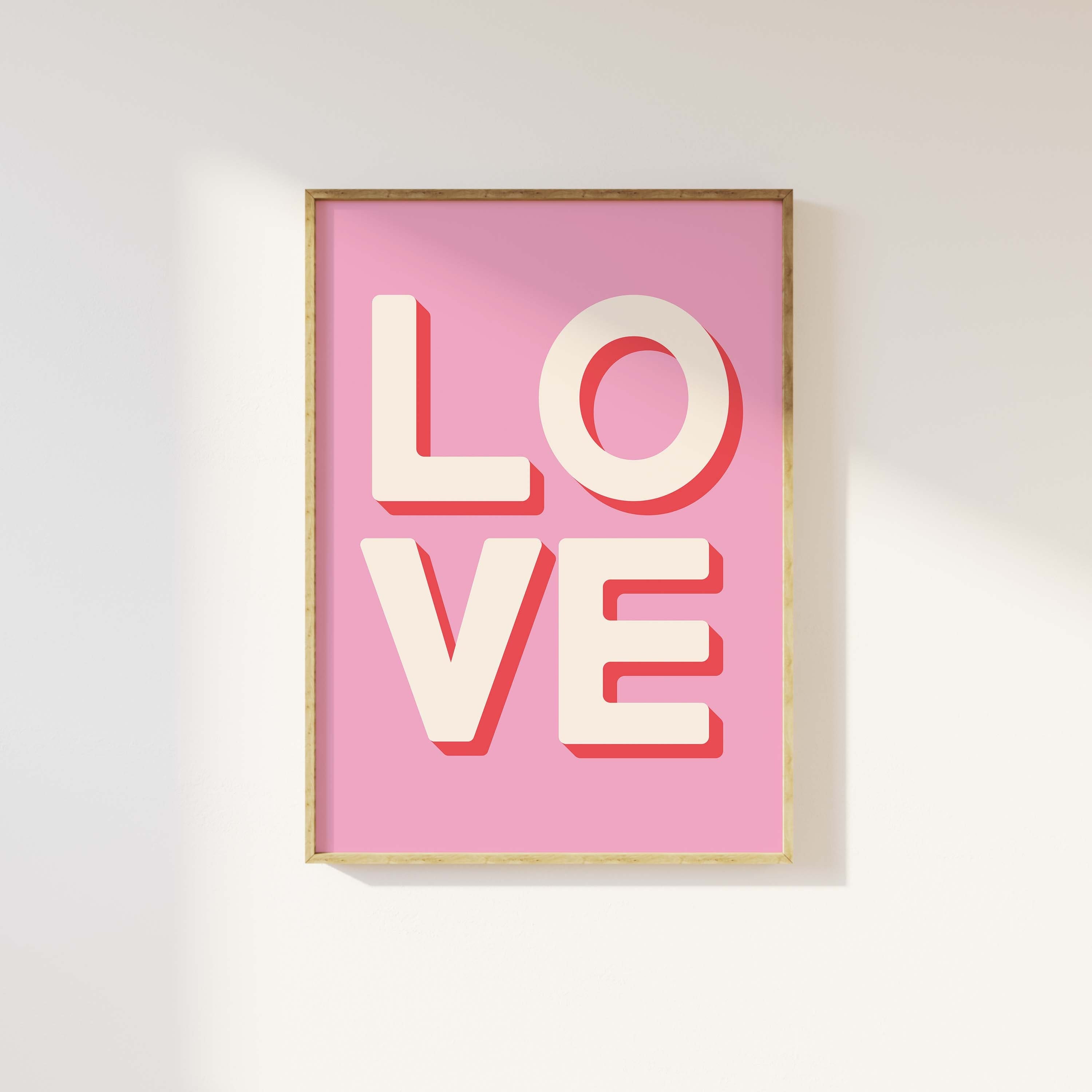 Pink Love Print - Image 2