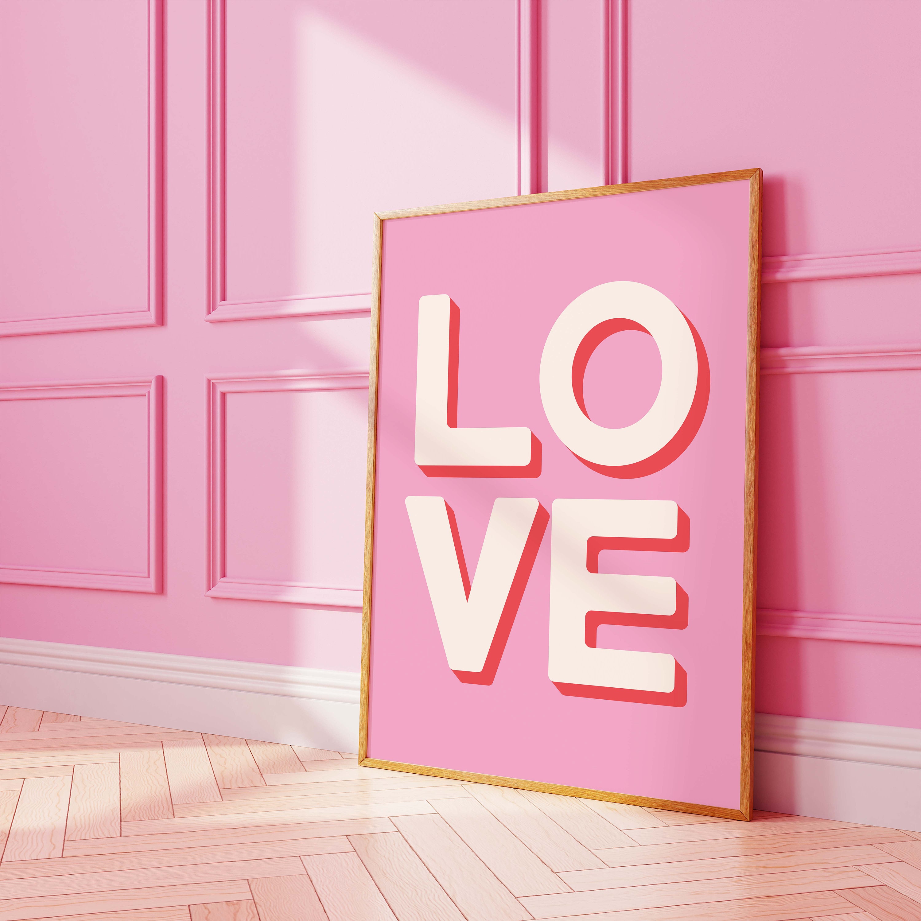 Pink Love Print - Image 4