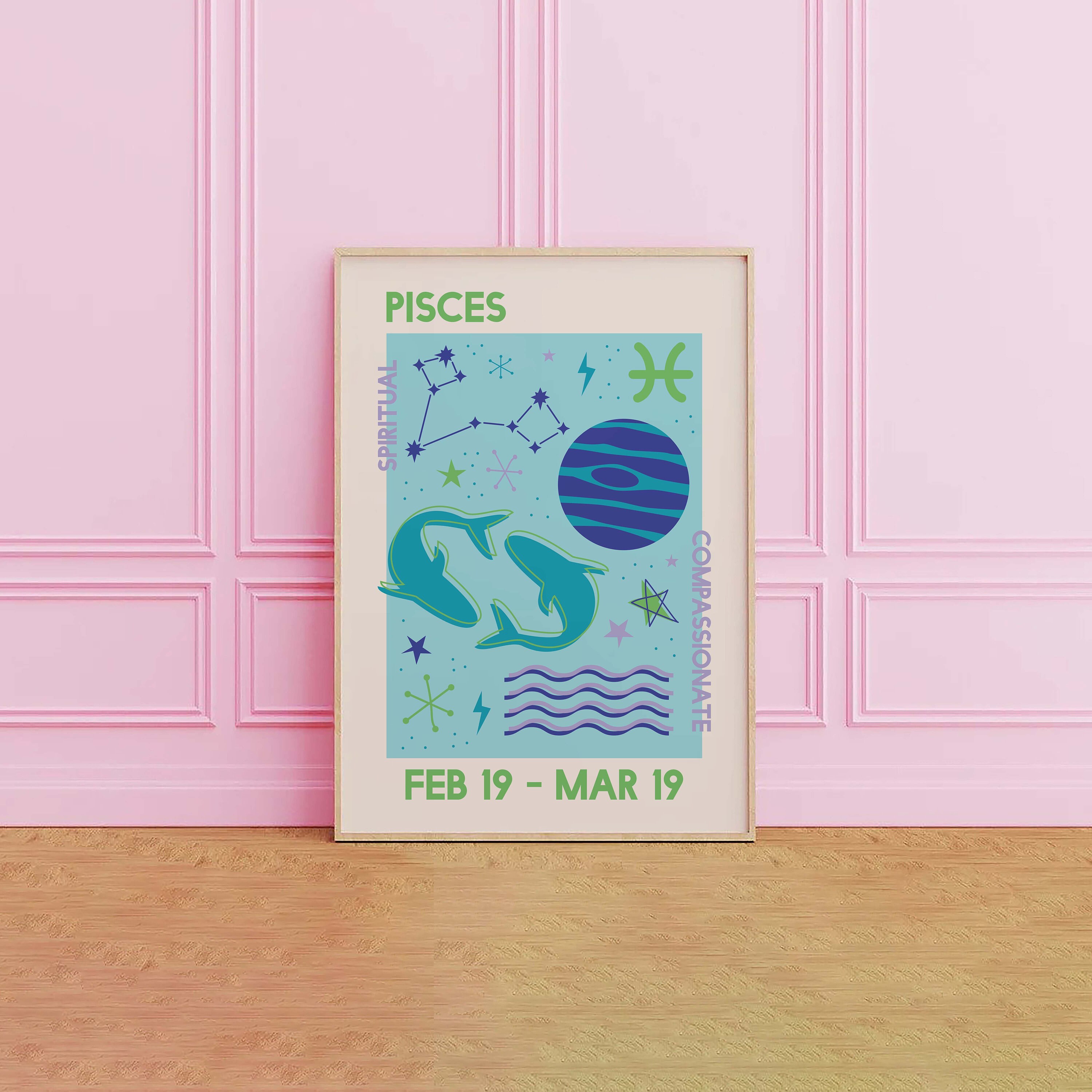 Pisces Zodiac Print - Image 2