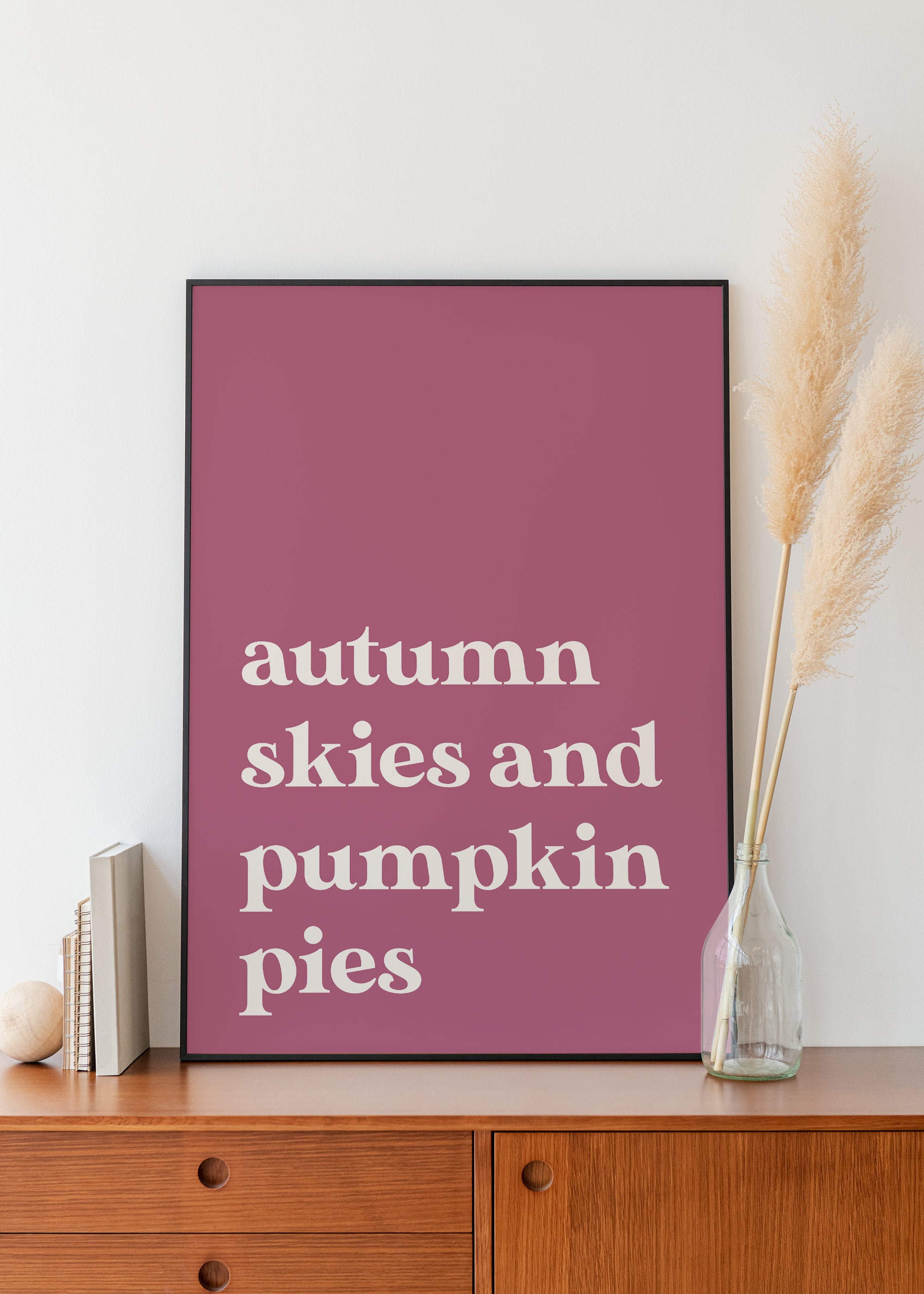Pumpkin Pies Quote Print - Image 2