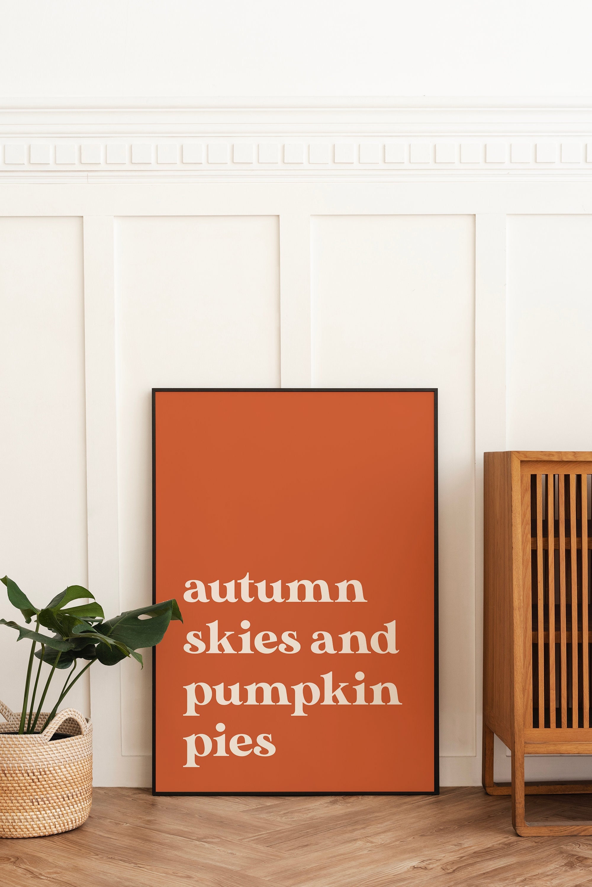 Pumpkin Pies Quote Print