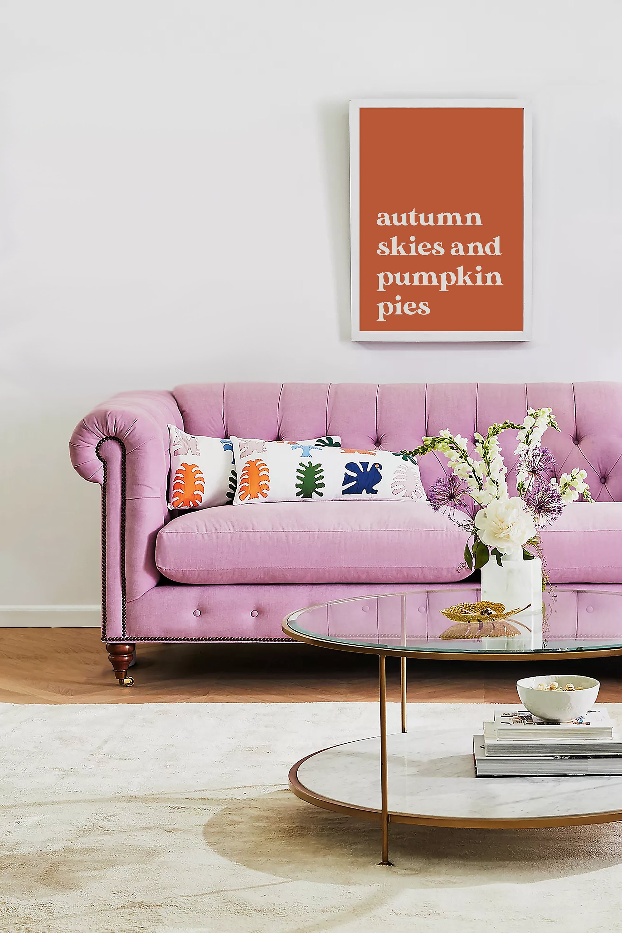 Pumpkin Pies Quote Print - Image 2