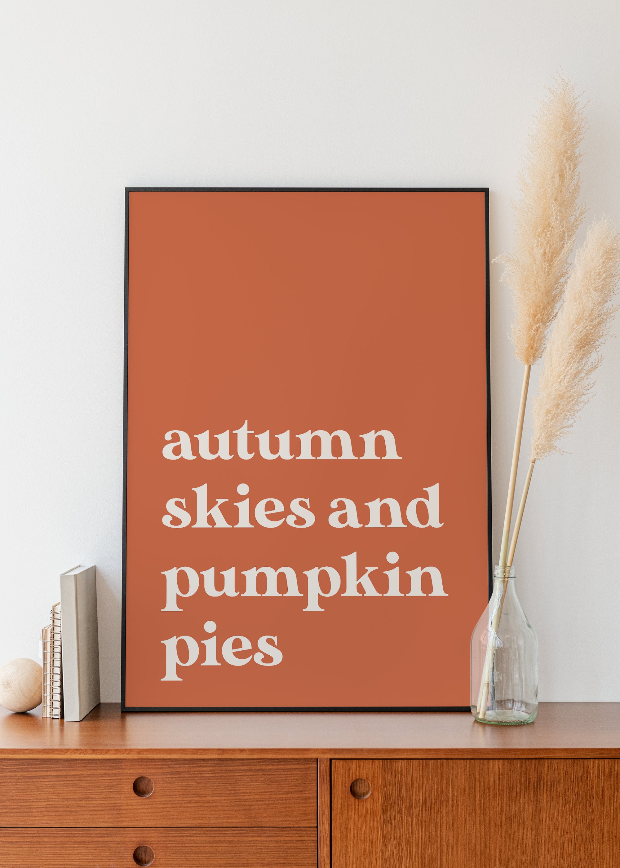 Pumpkin Pies Quote Print - Image 3