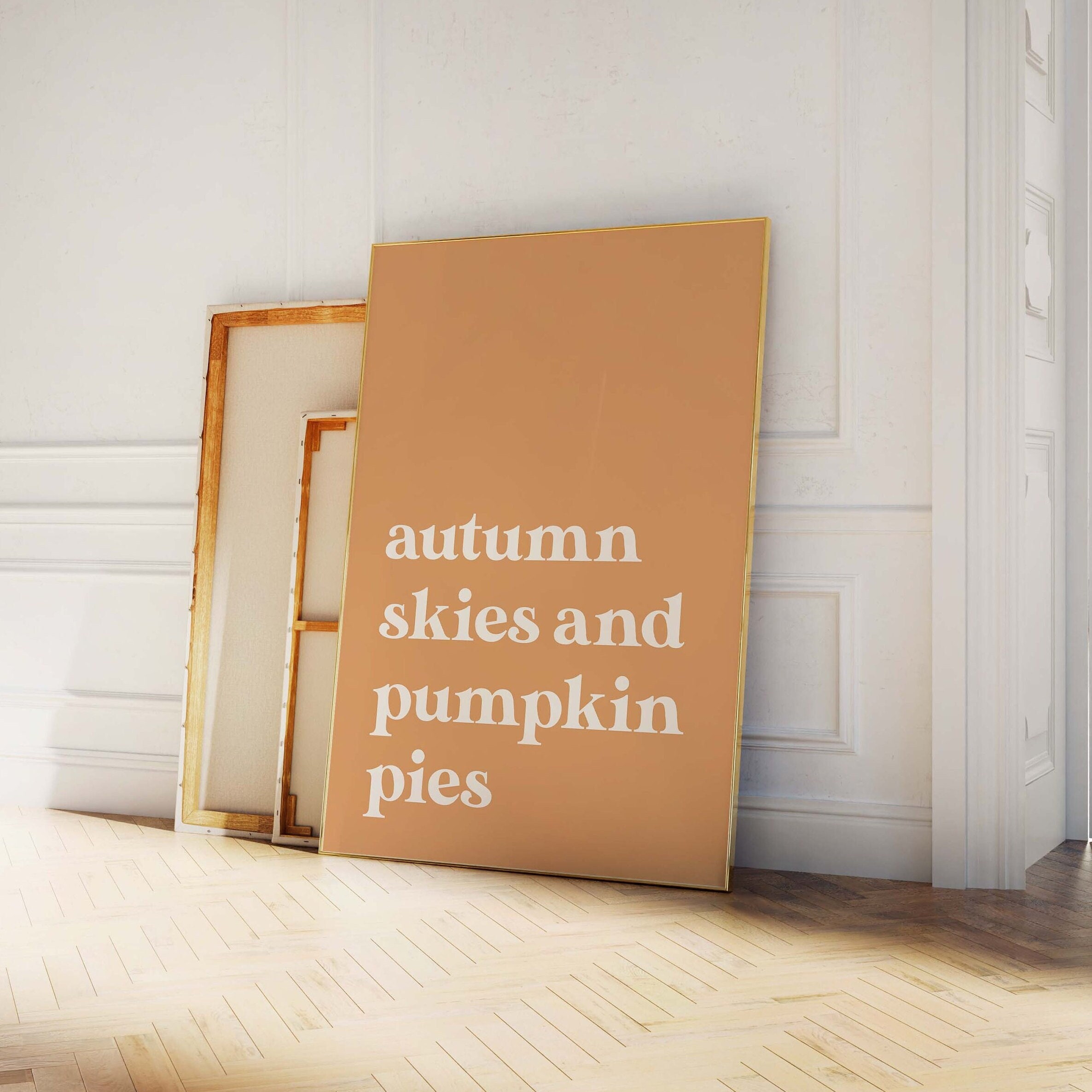 Pumpkin Pies Quote Print