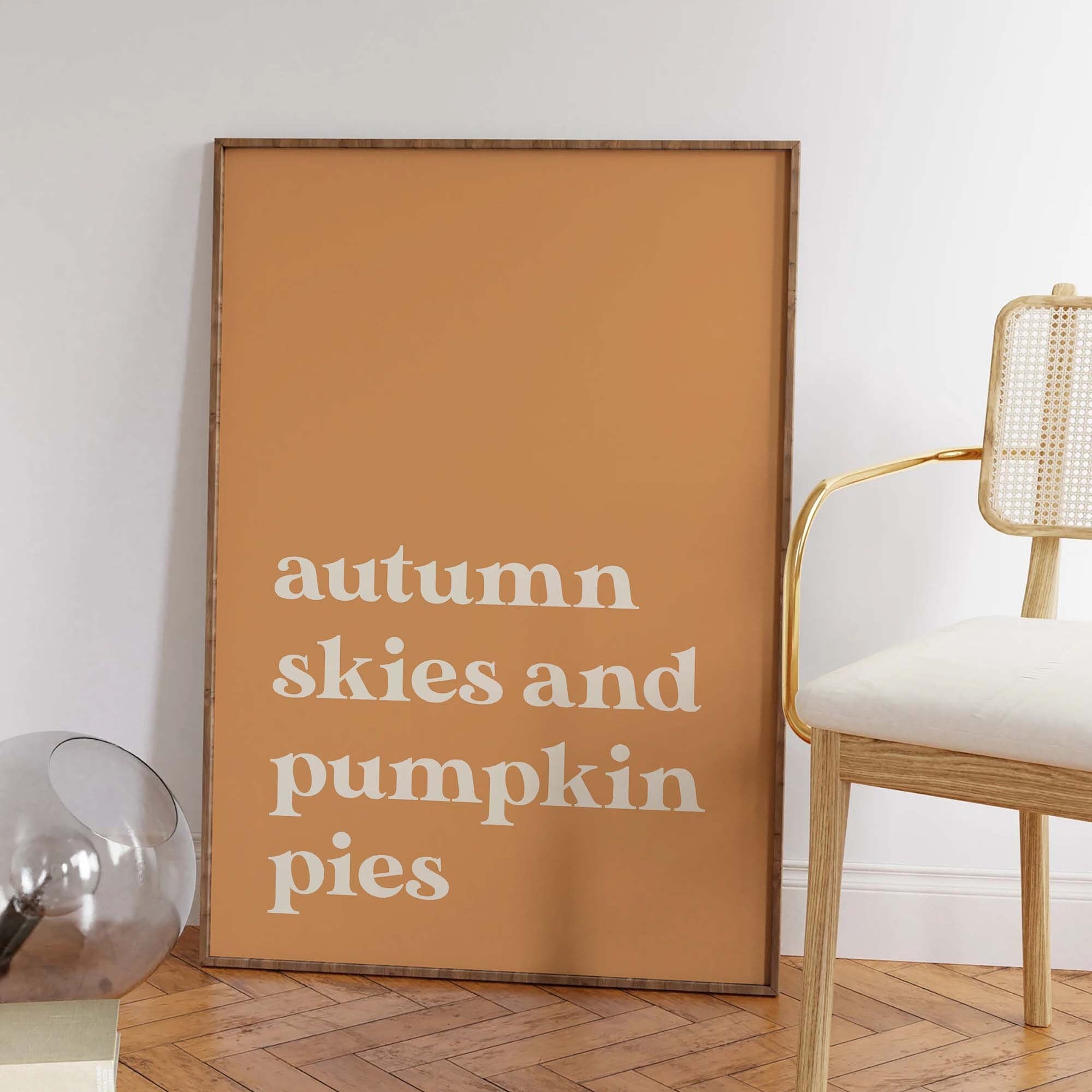 Pumpkin Pies Quote Print - Image 4