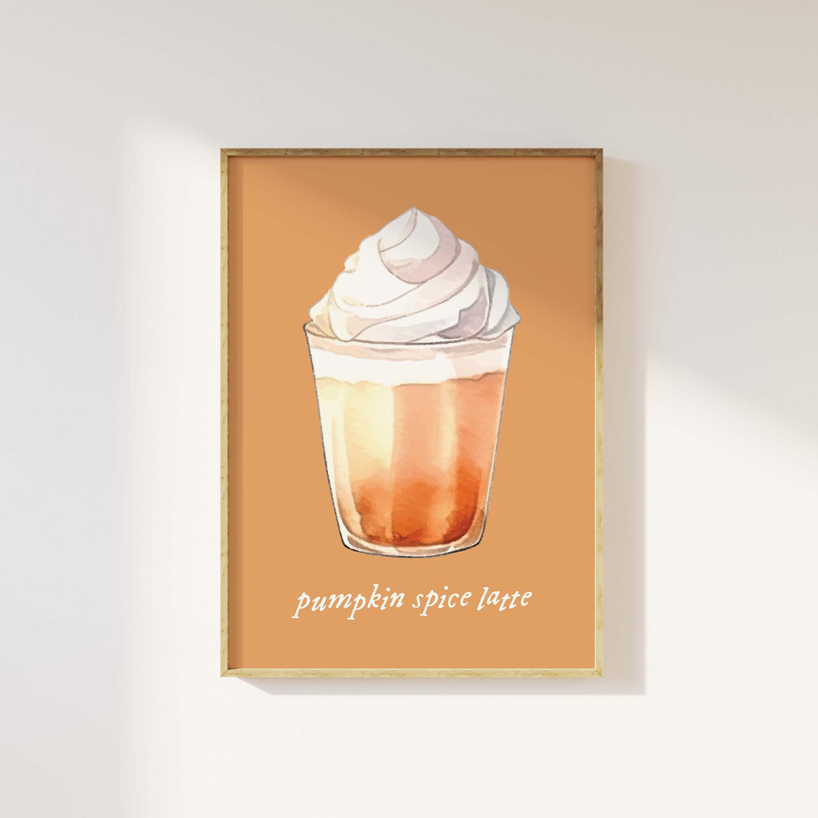 Pumpkin Spice Latte Print