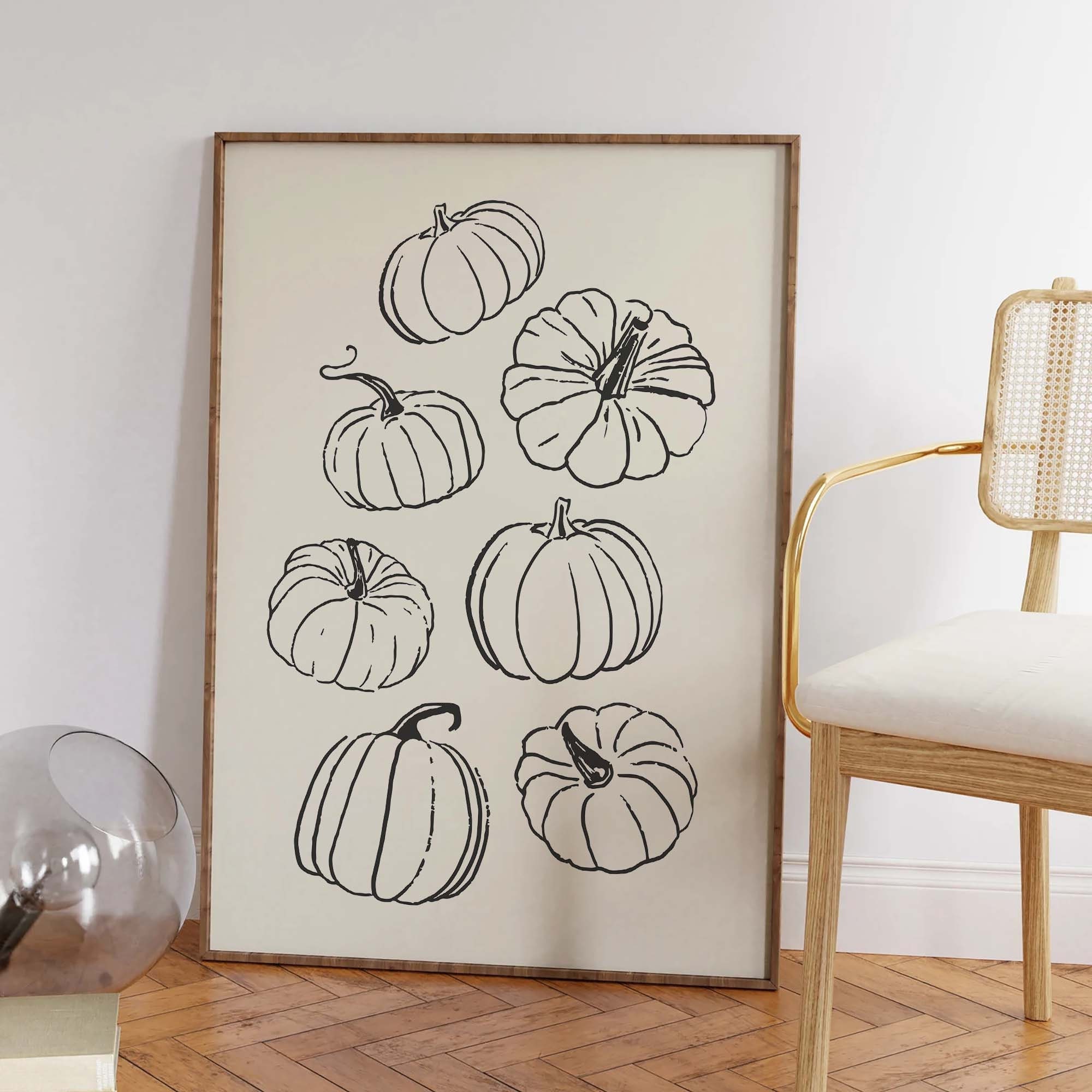 Pumpkins Print