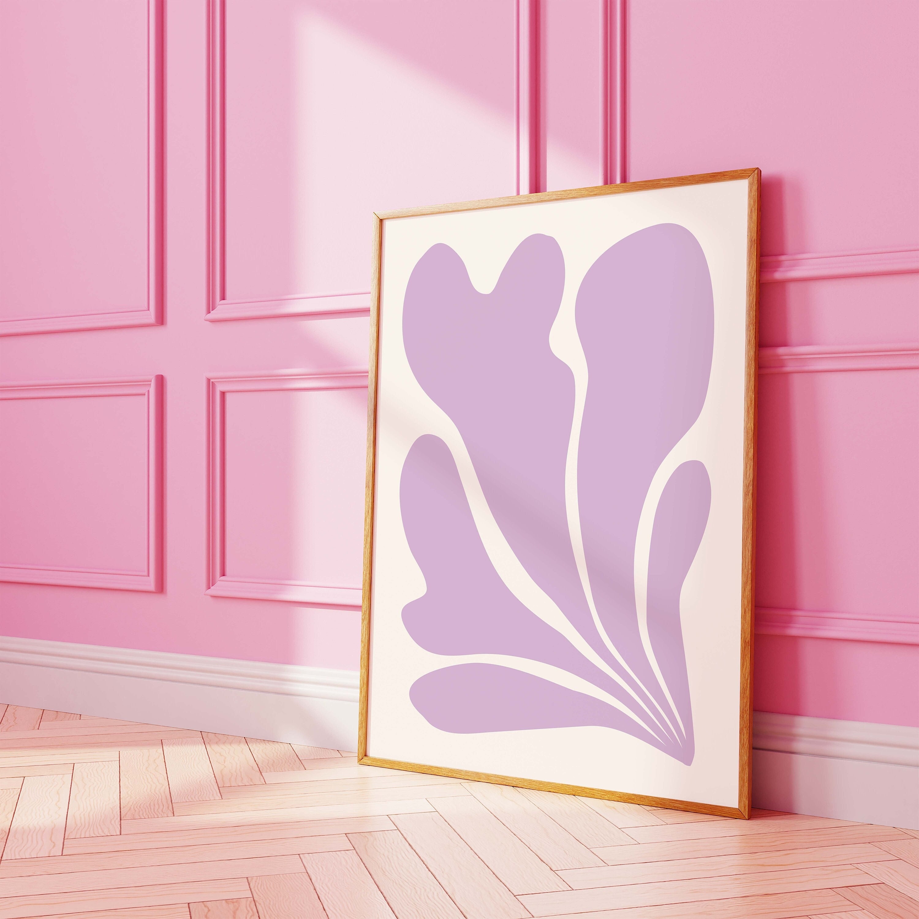 Purple Abstract Print - Image 2