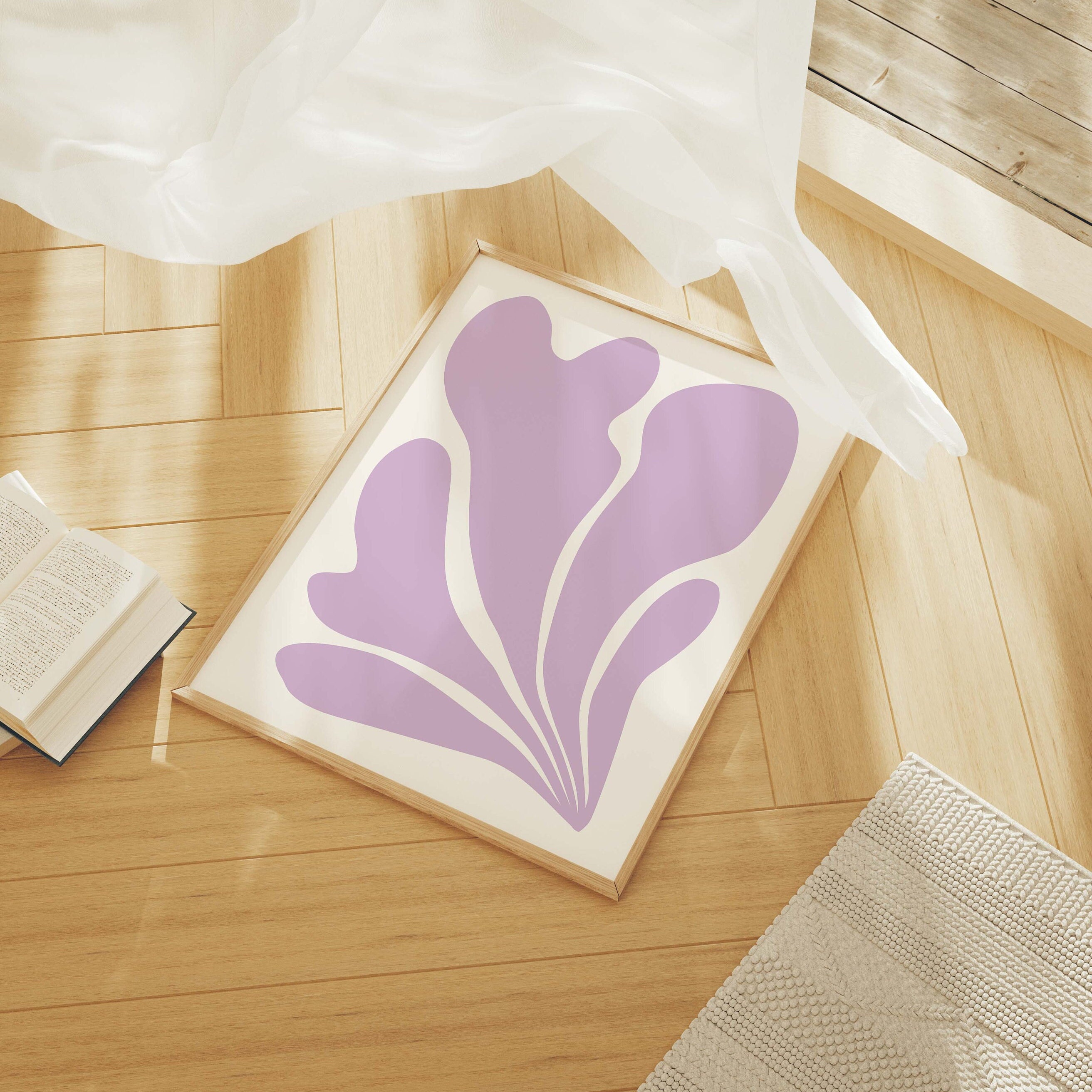 Purple Abstract Print - Image 3