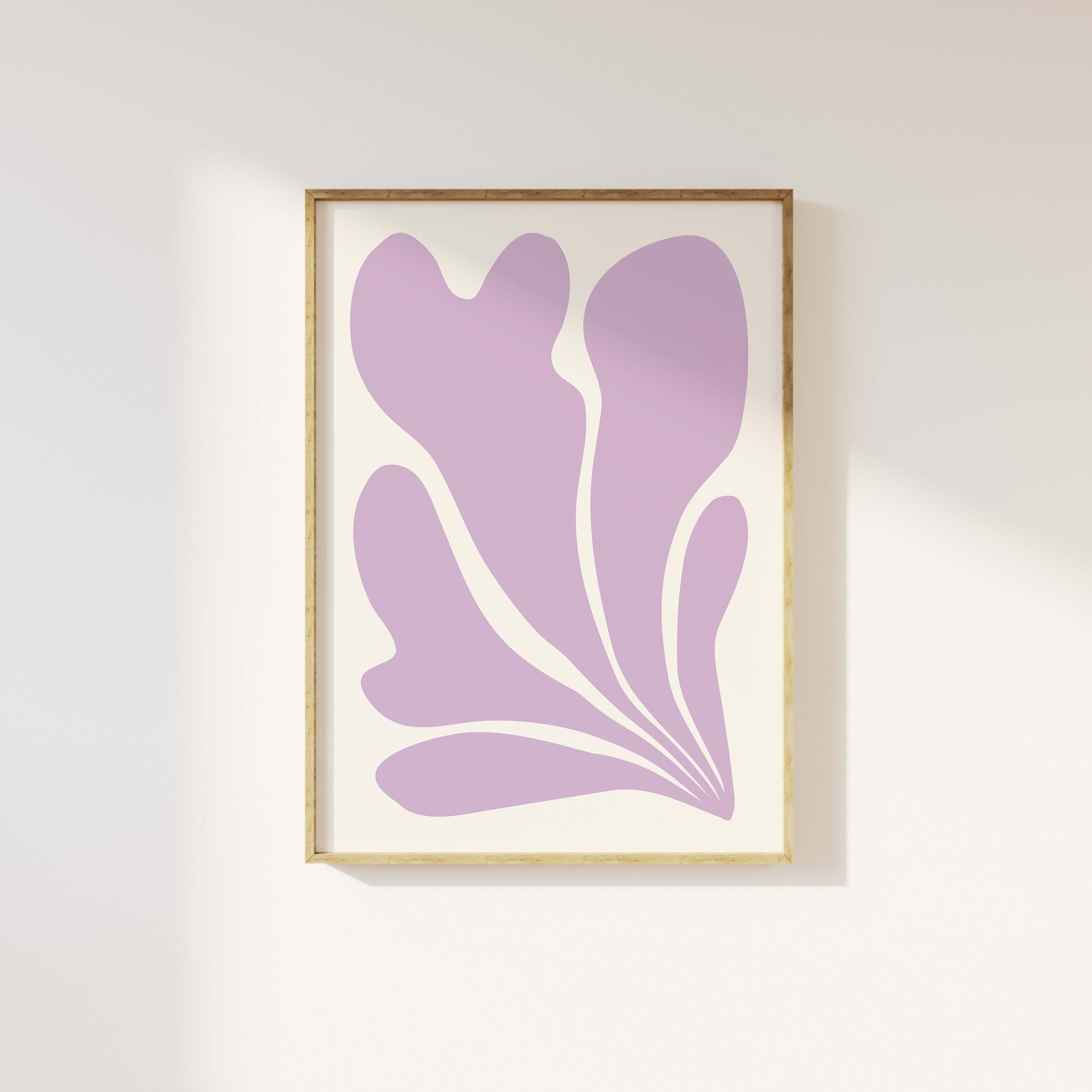 Purple Abstract Print - Image 4