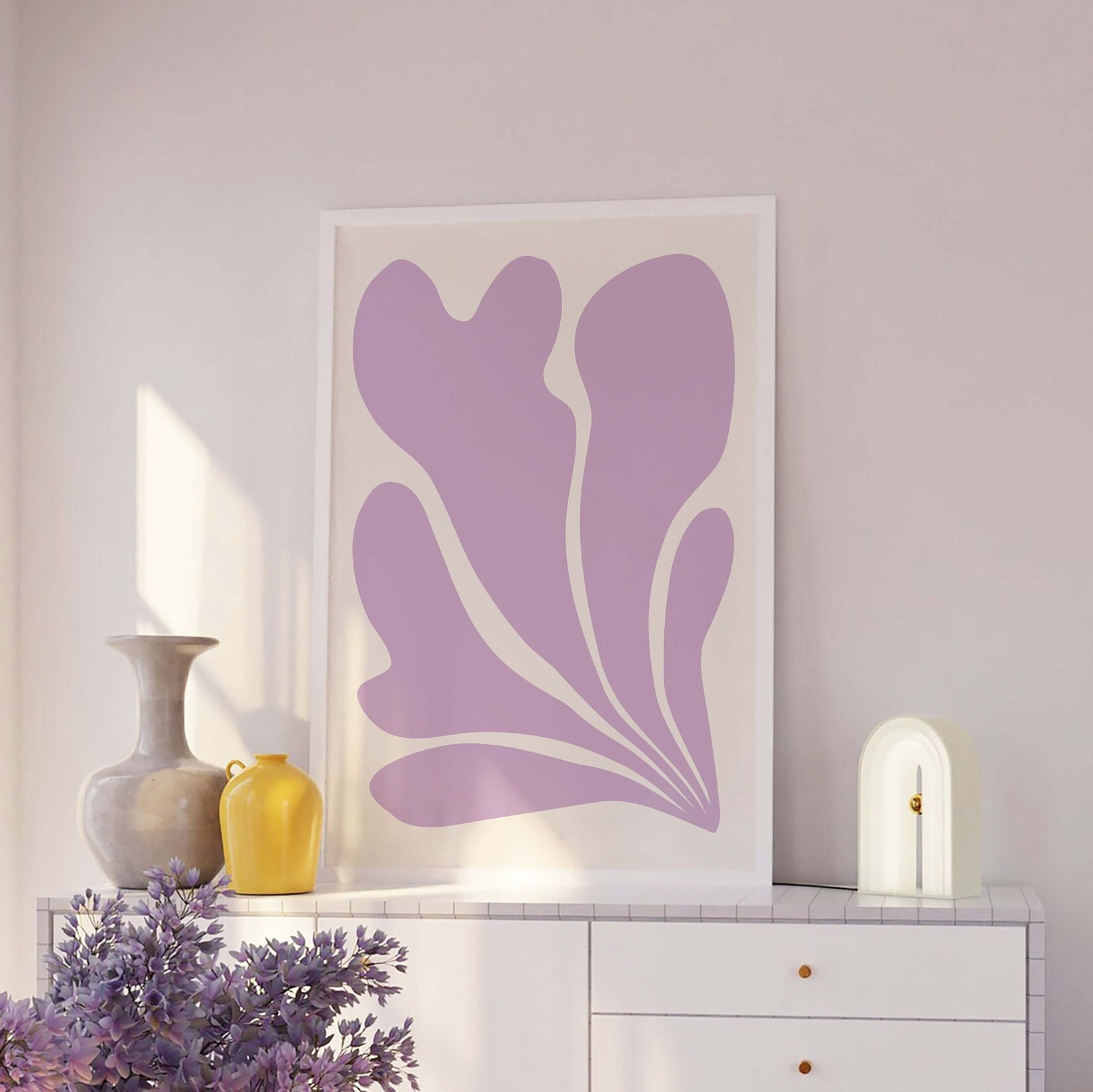 Purple Abstract Print - Image 5