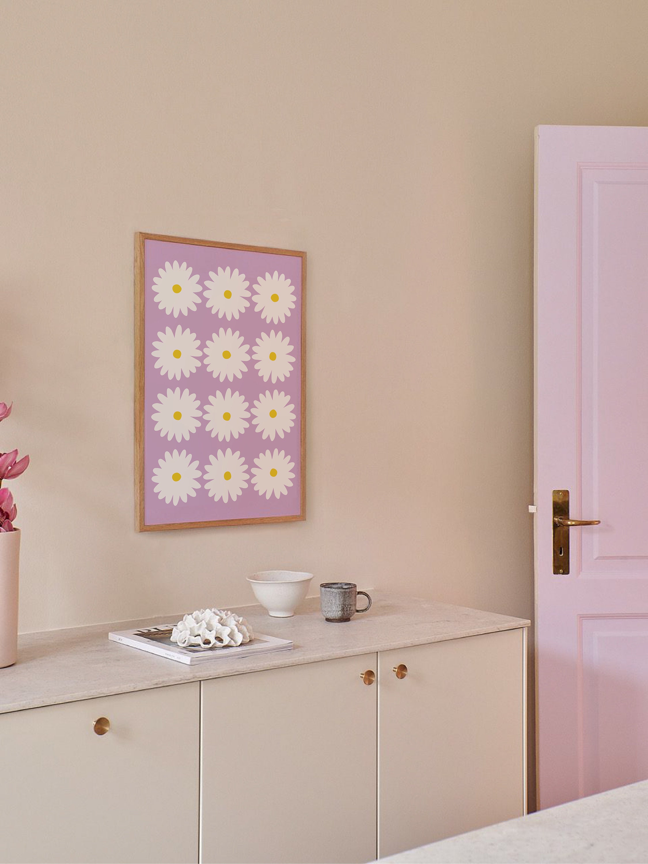 Purple Daisy Print - Image 5