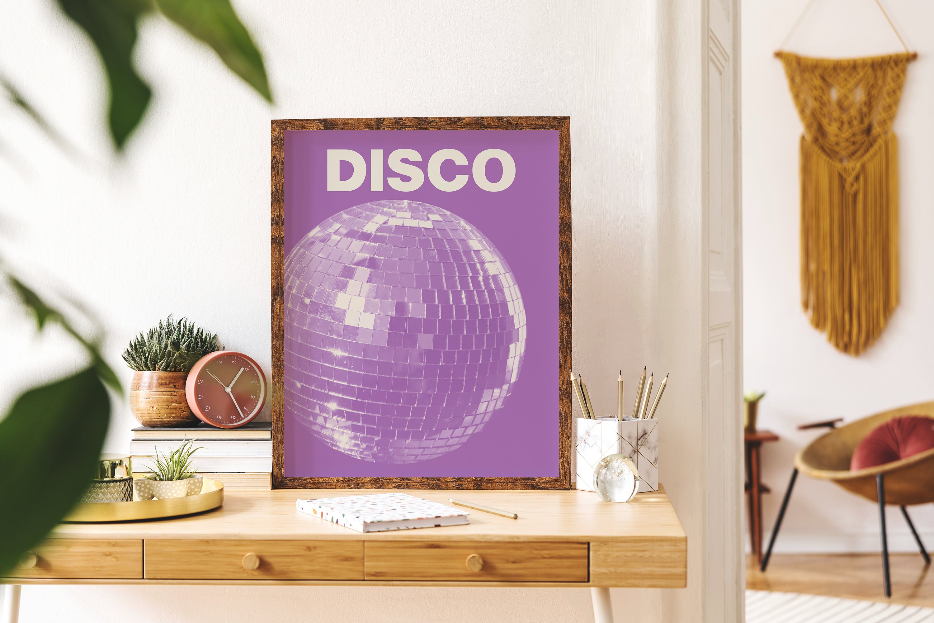 Purple Disco Print - Image 3