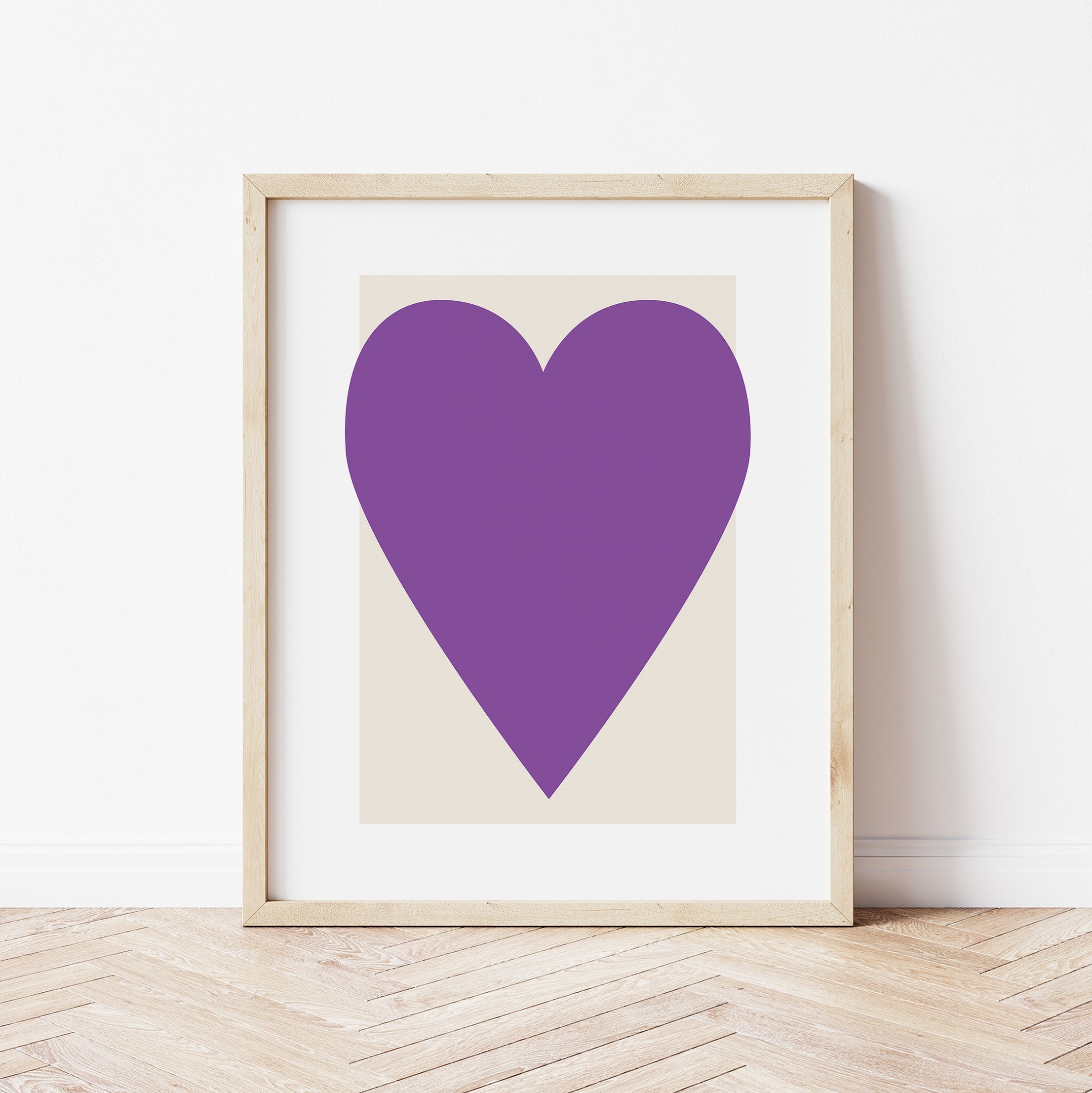 Purple Heart Print - Image 3