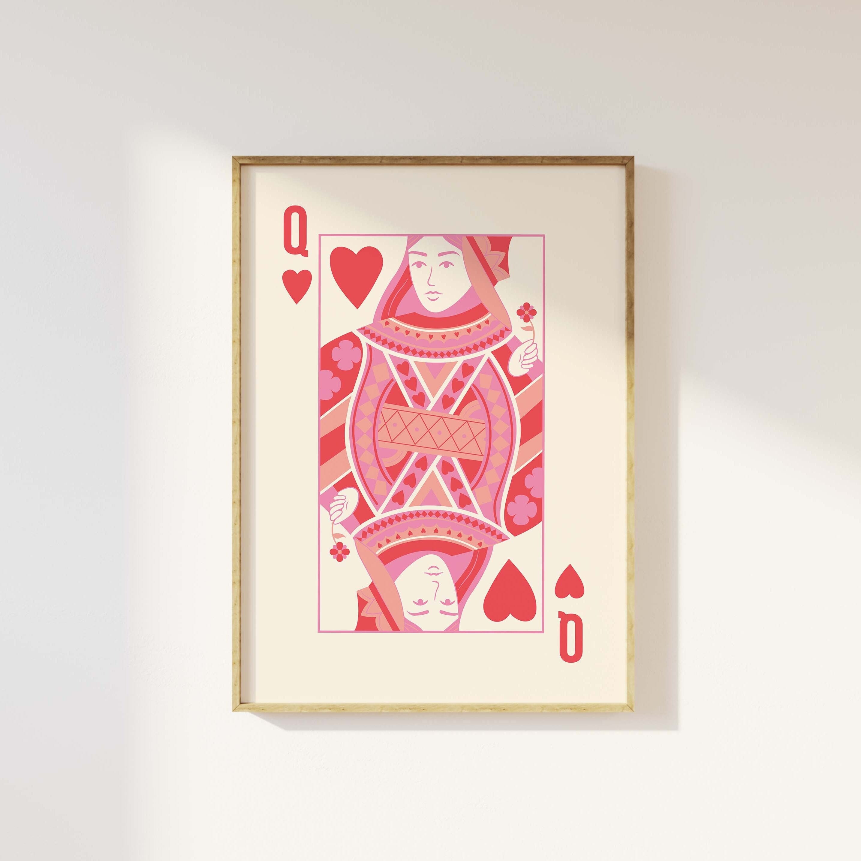 Queen of Hearts Print