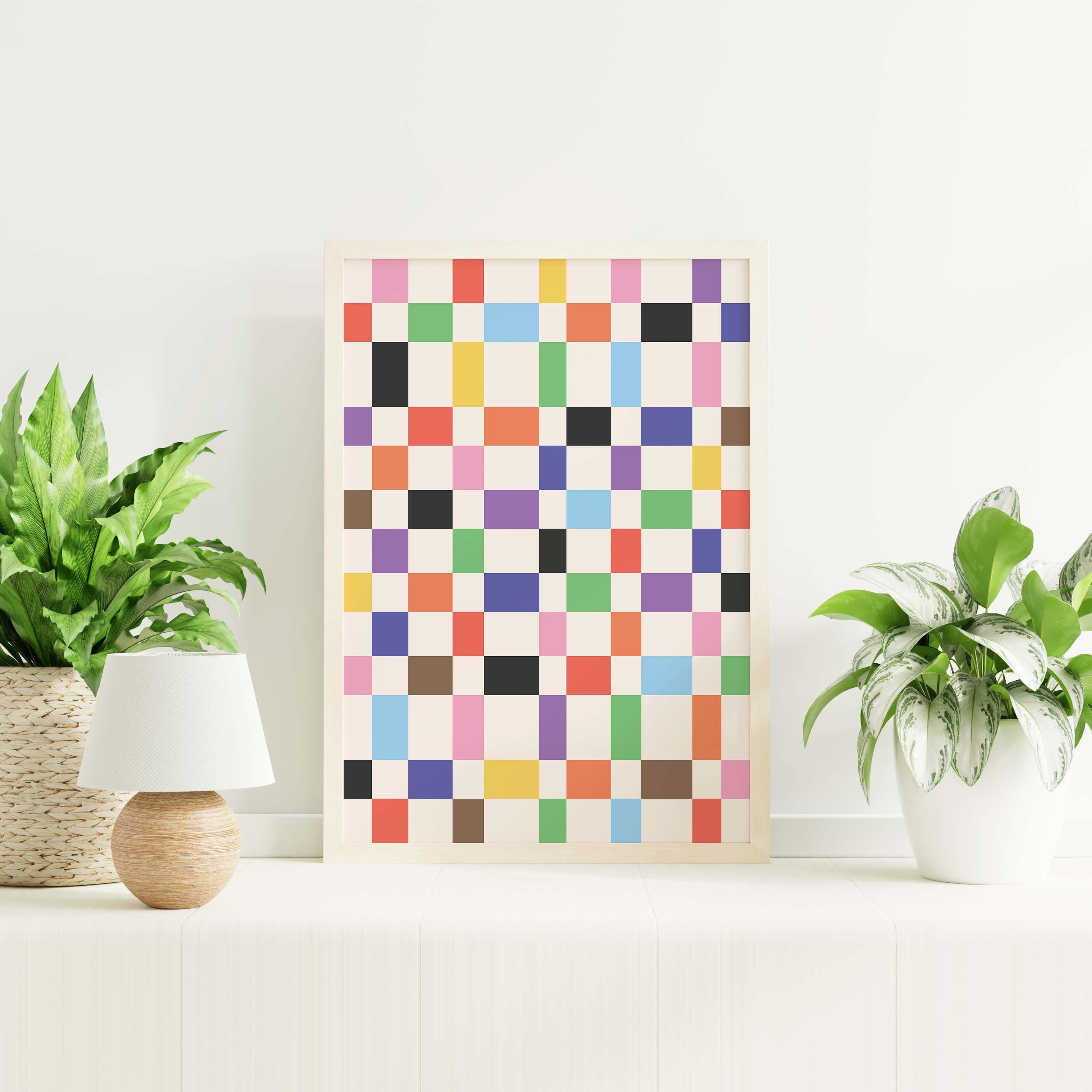 Rainbow Abstract Print - Image 4
