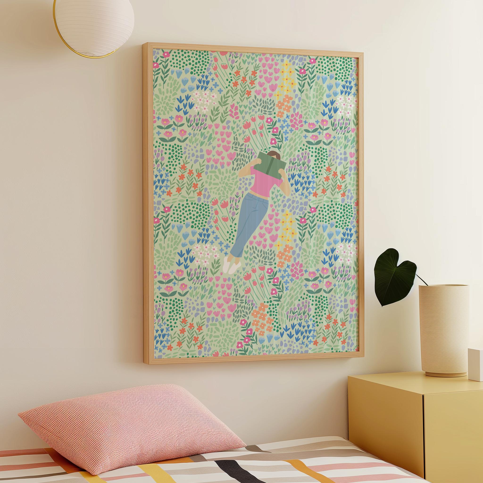 Reading Garden Print - Image 5