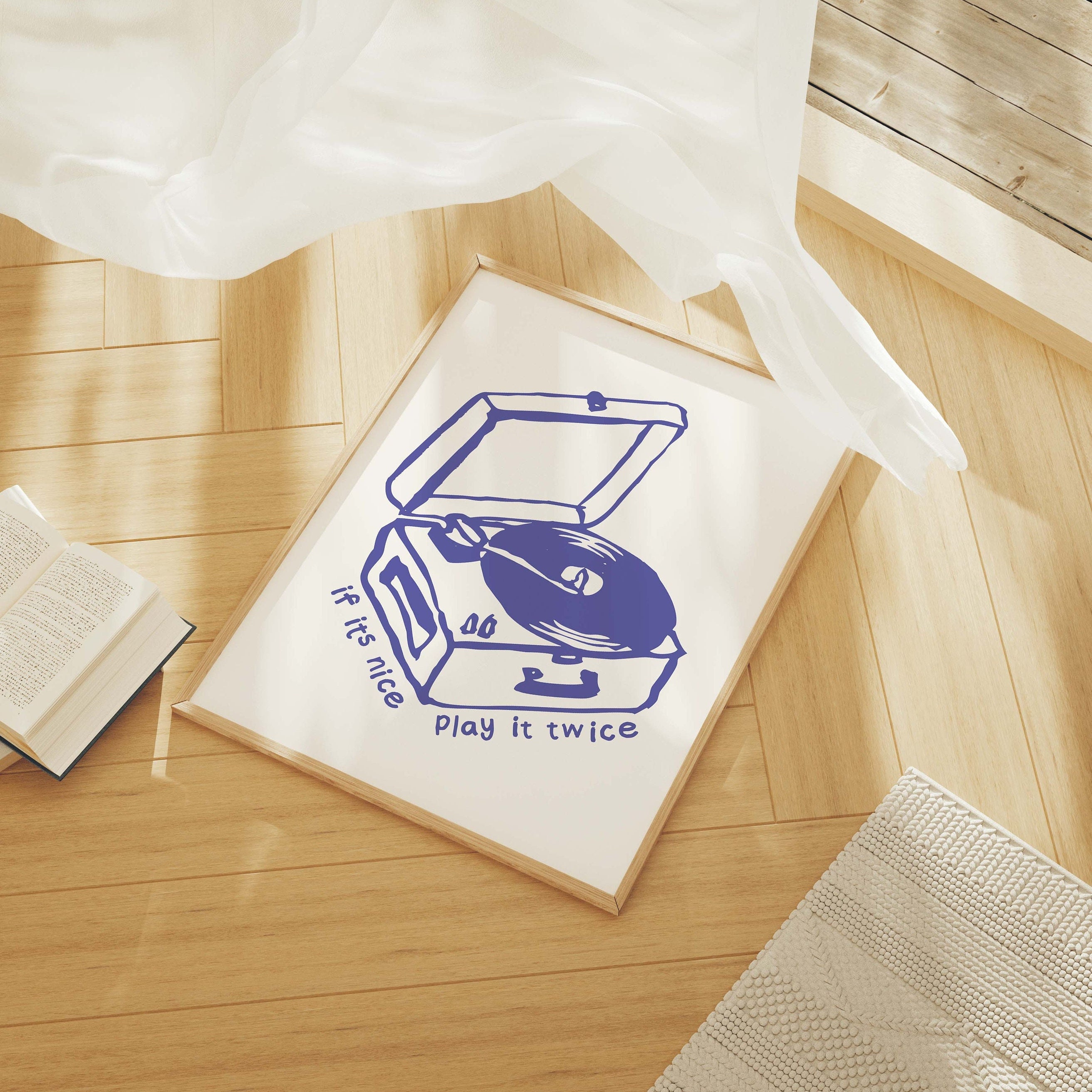 Record Player Print