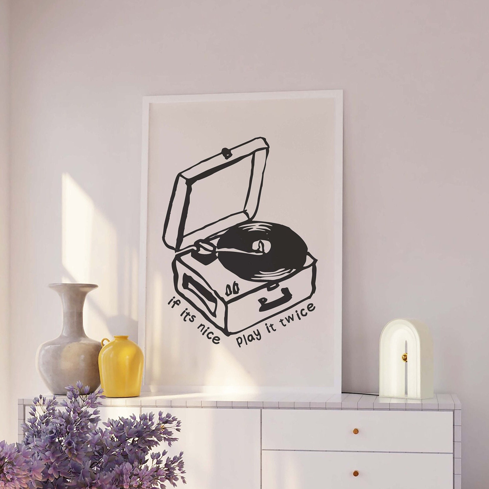 Record Player Print - Image 3