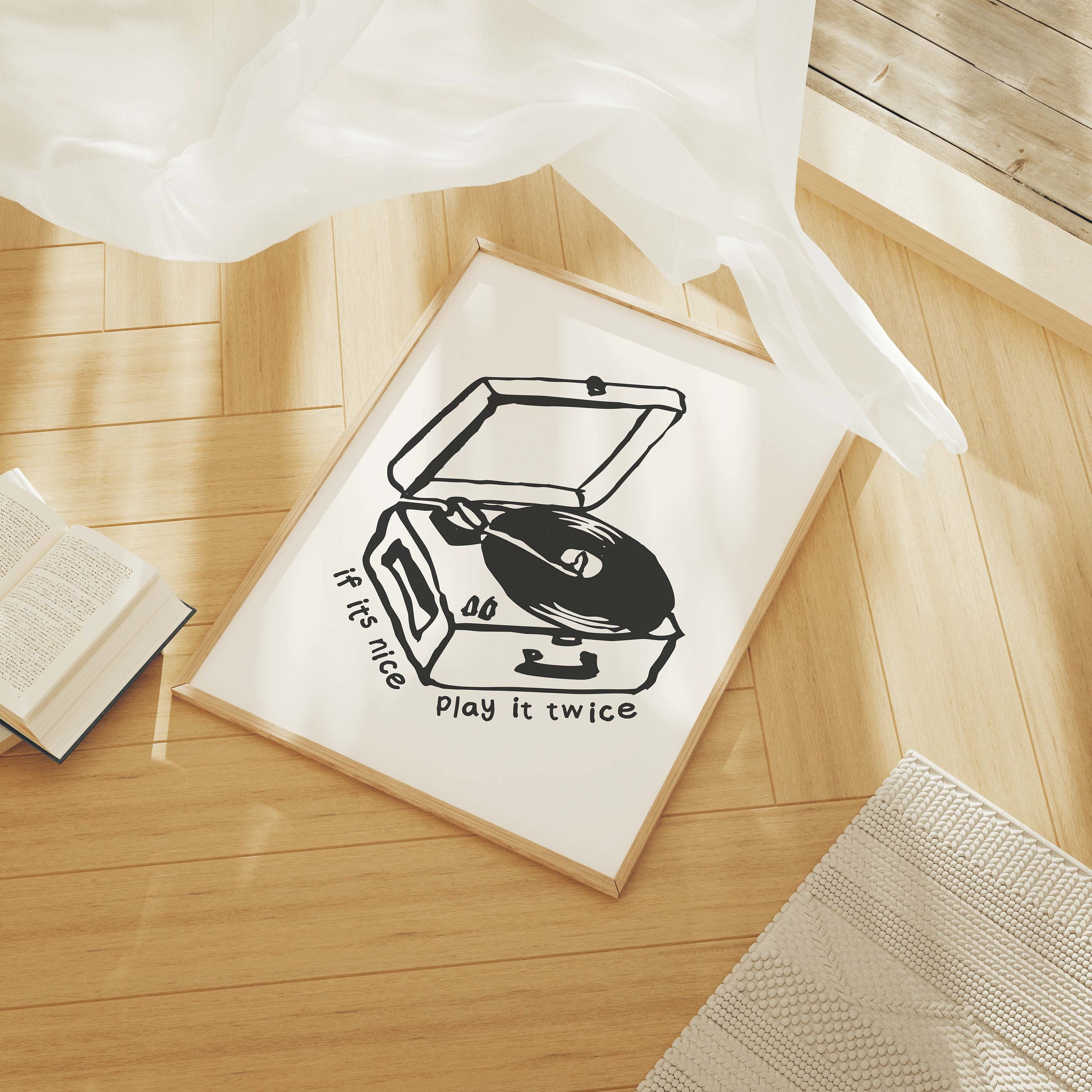 Record Player Print - Image 4