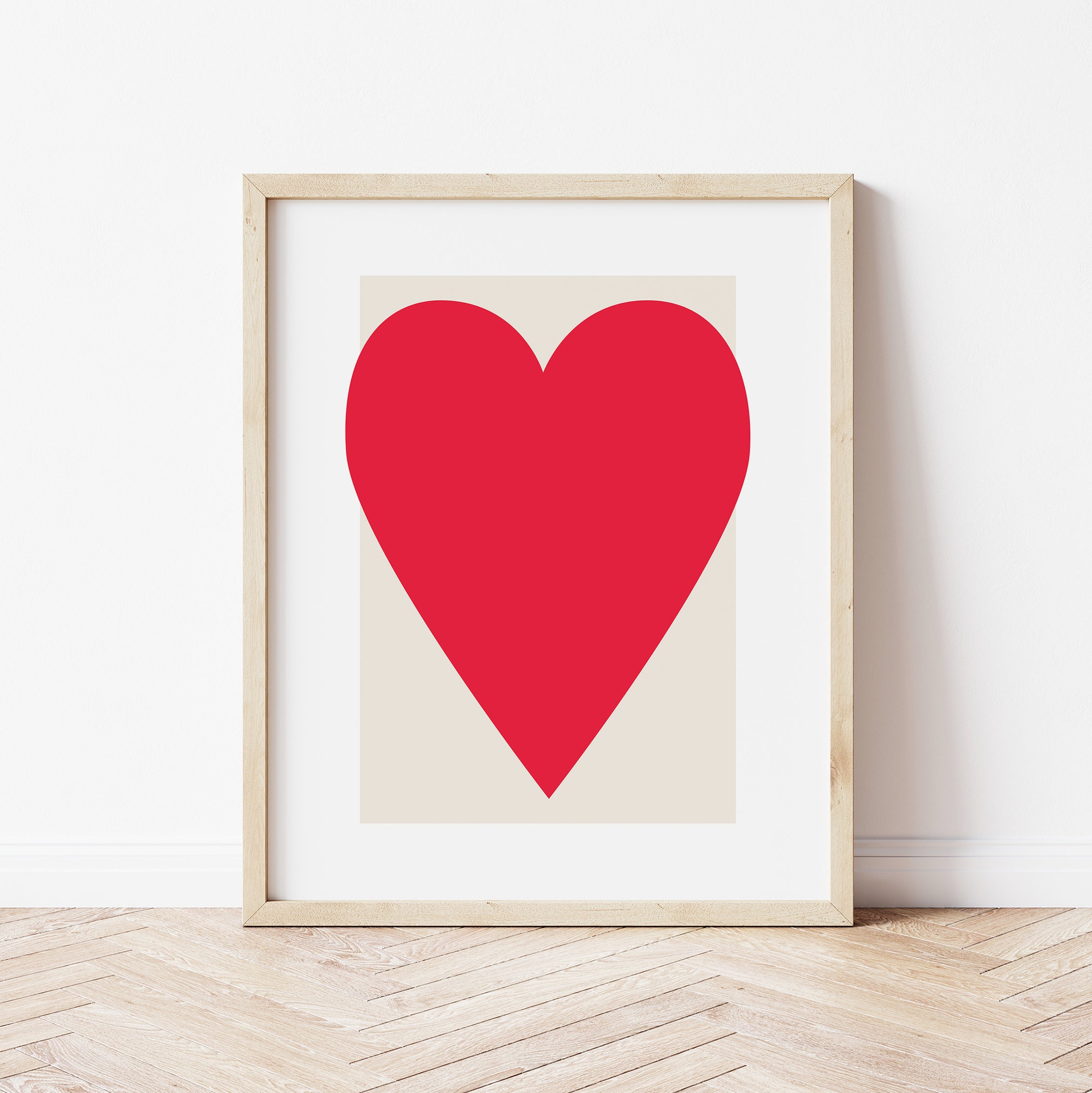 Red Heart Print - Image 3