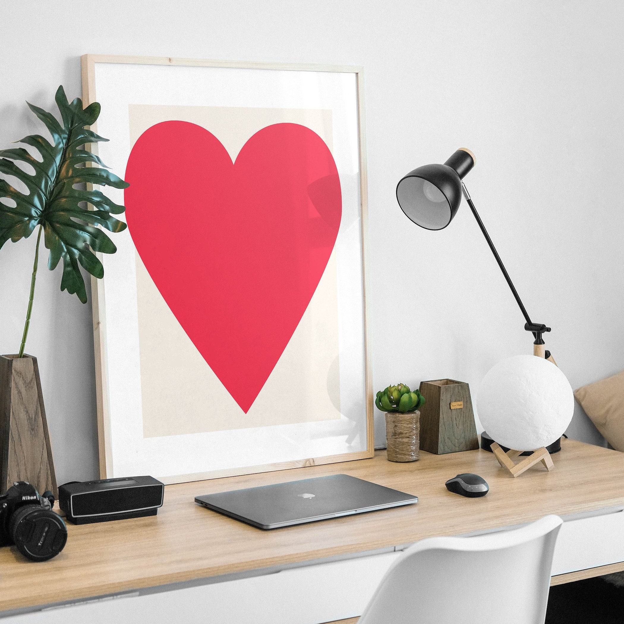 Red Heart Print - Image 2