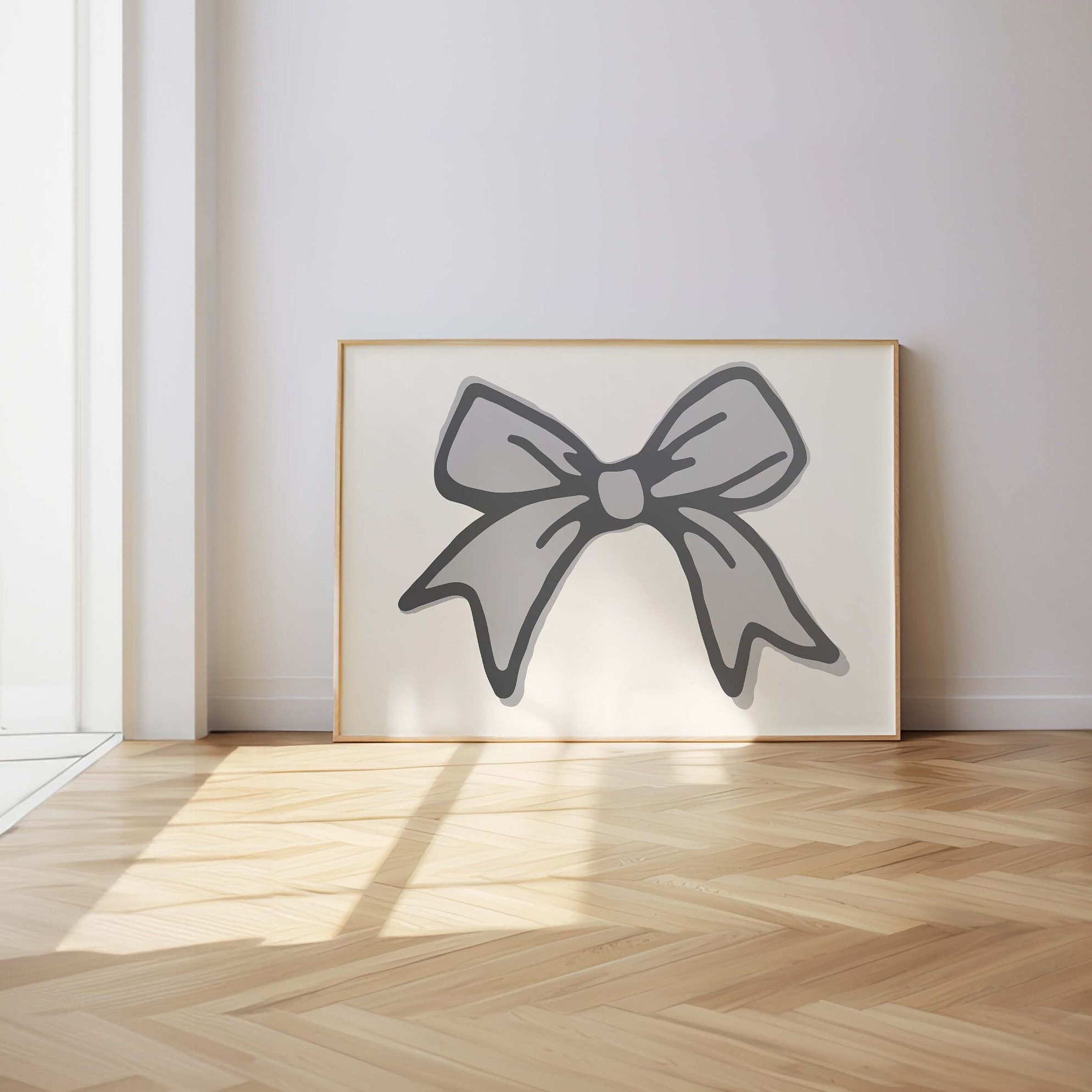 Ribbon Bow Print - Image 3