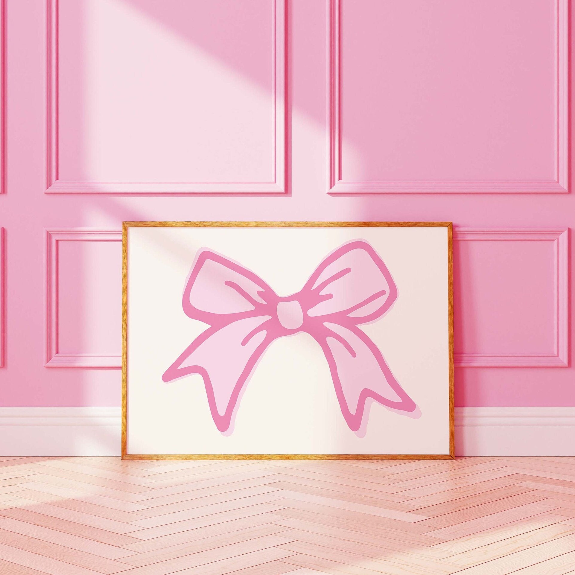 Ribbon Bow Print