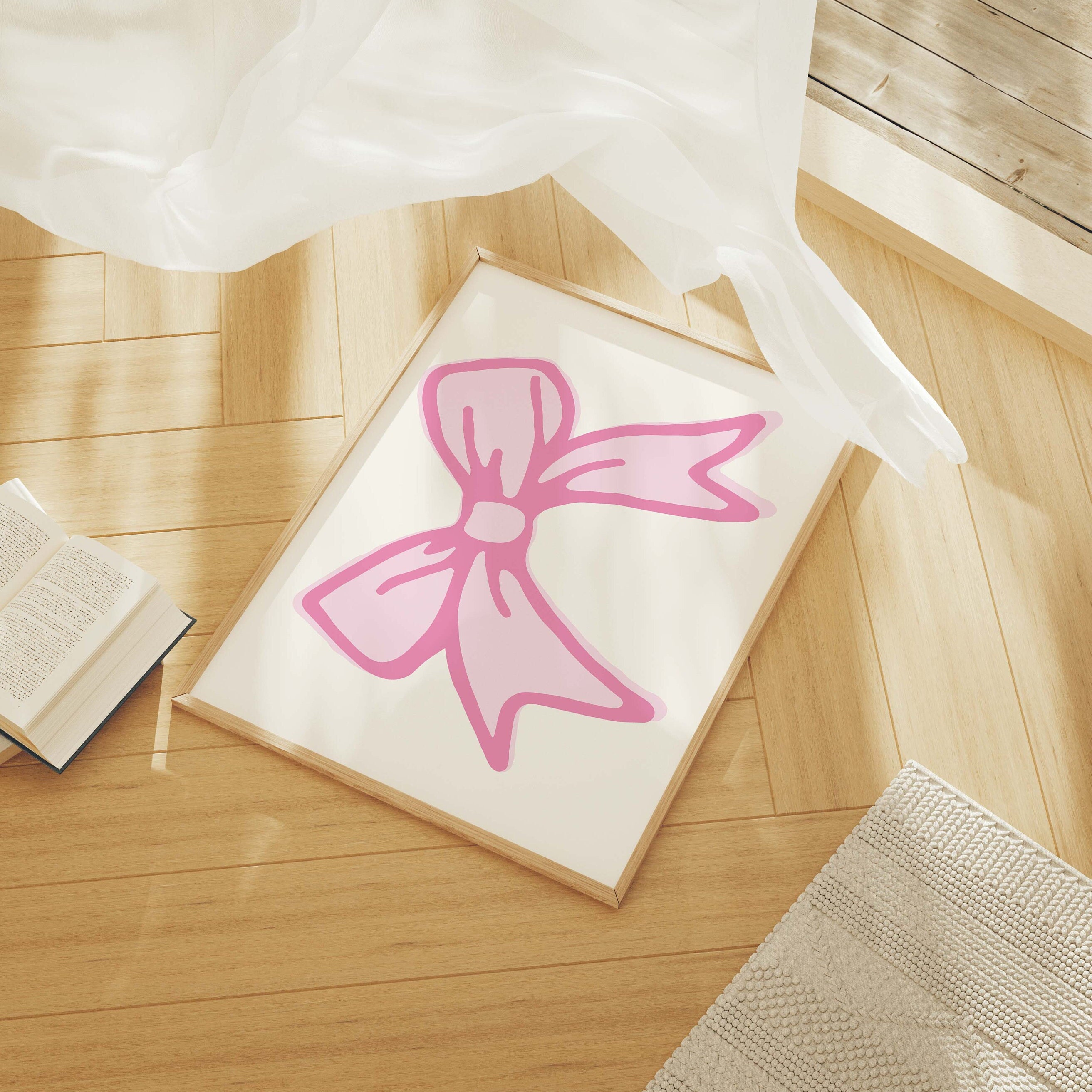 Ribbon Bow Print - Image 3