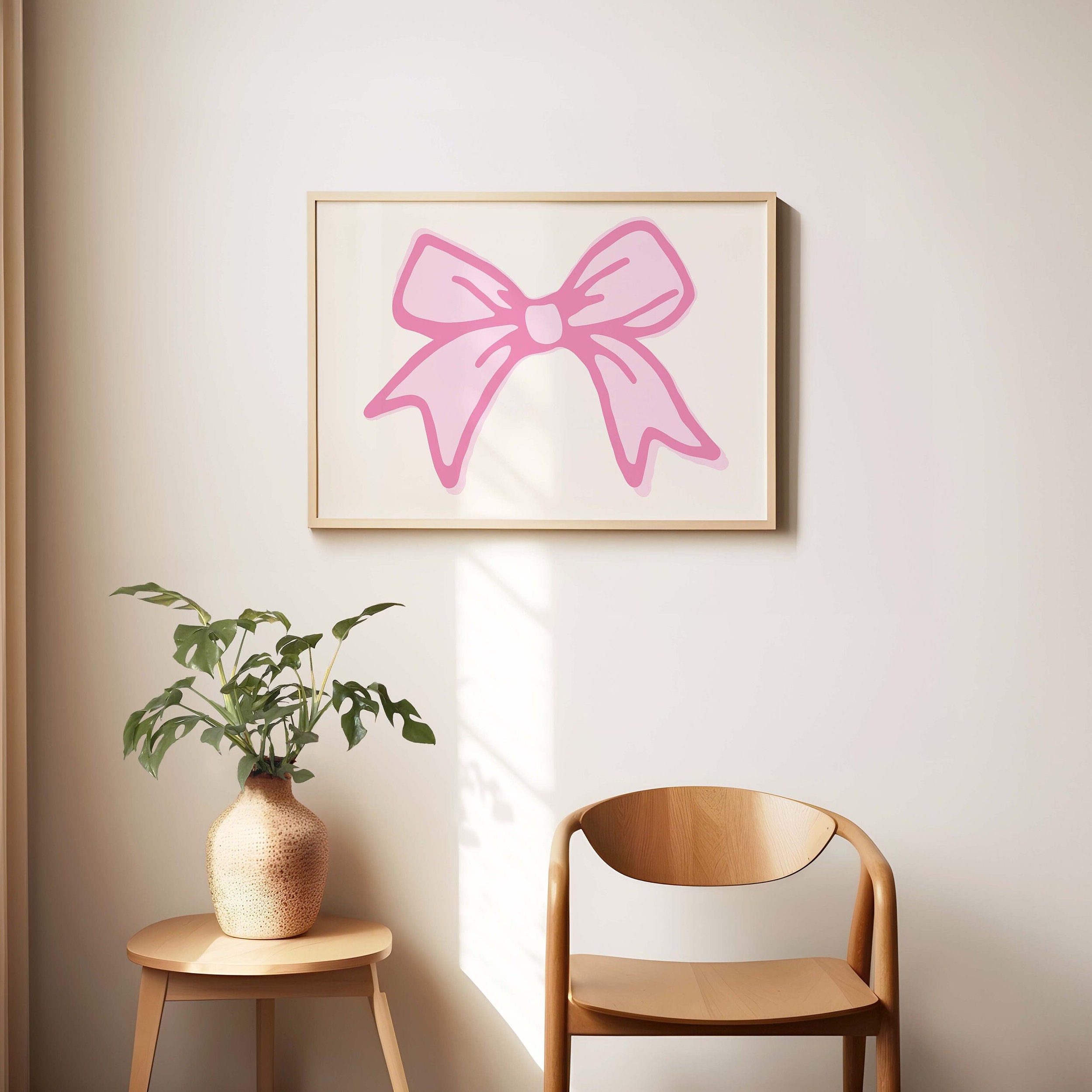 Ribbon Bow Print - Image 4