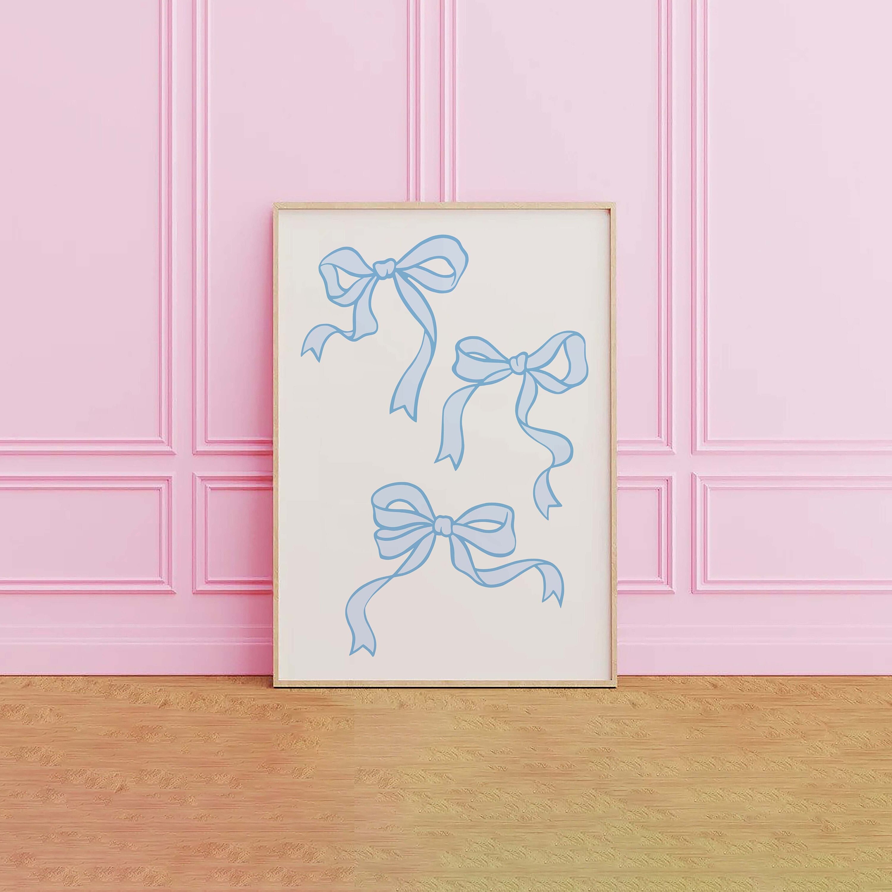 Ribbon Bow Print