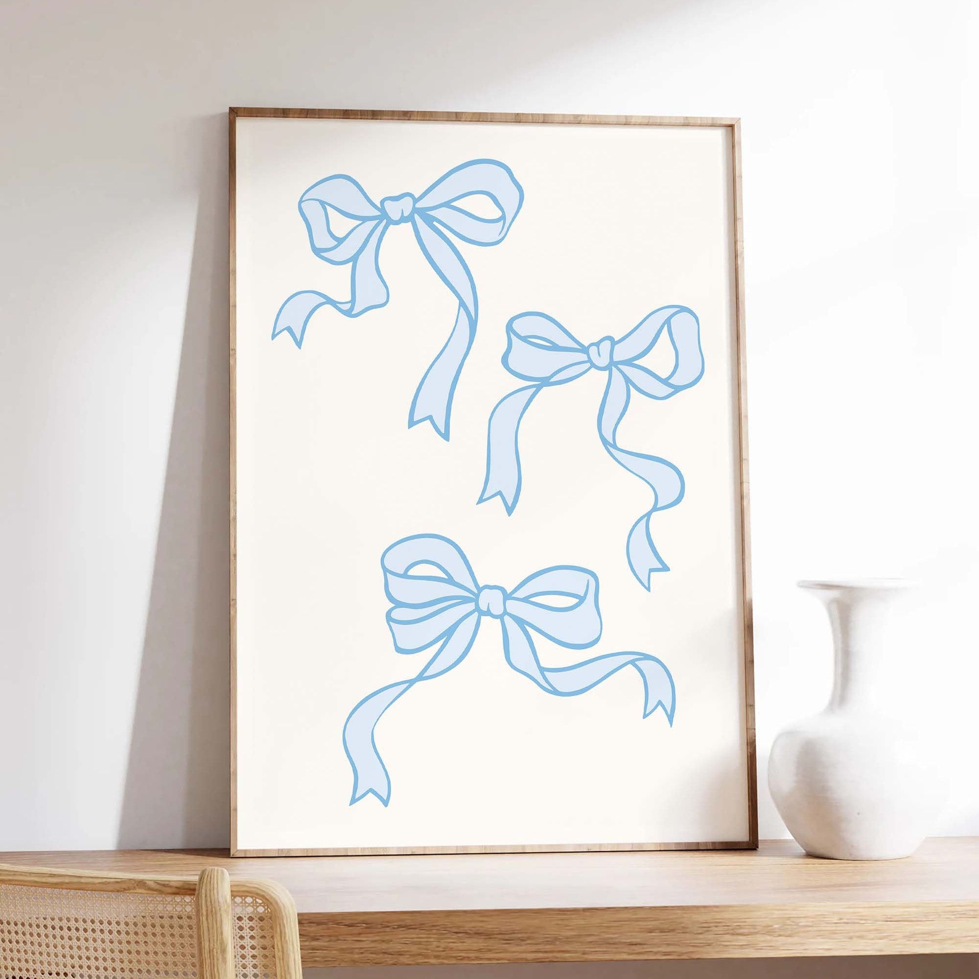 Ribbon Bow Print - Image 3