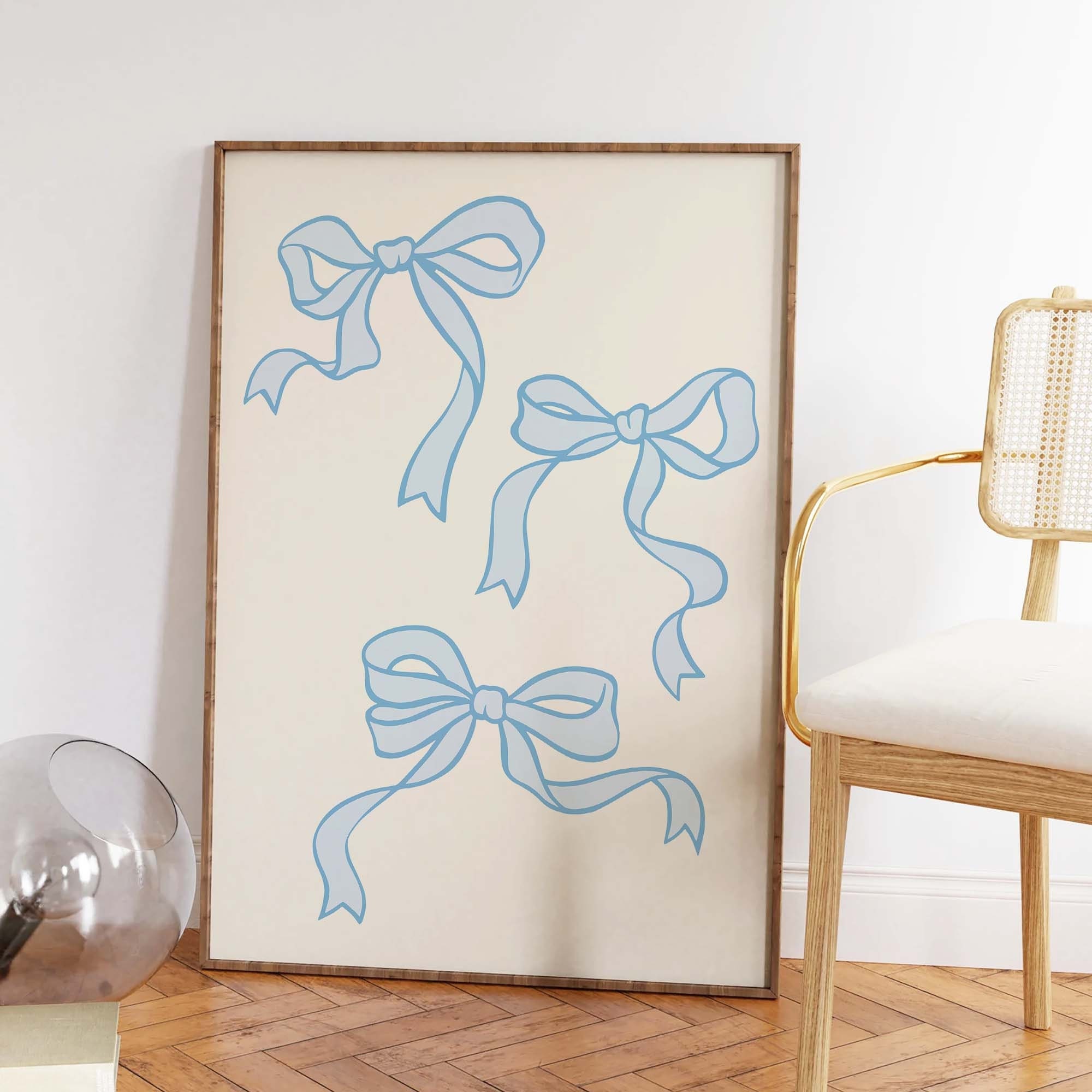 Ribbon Bow Print - Image 4